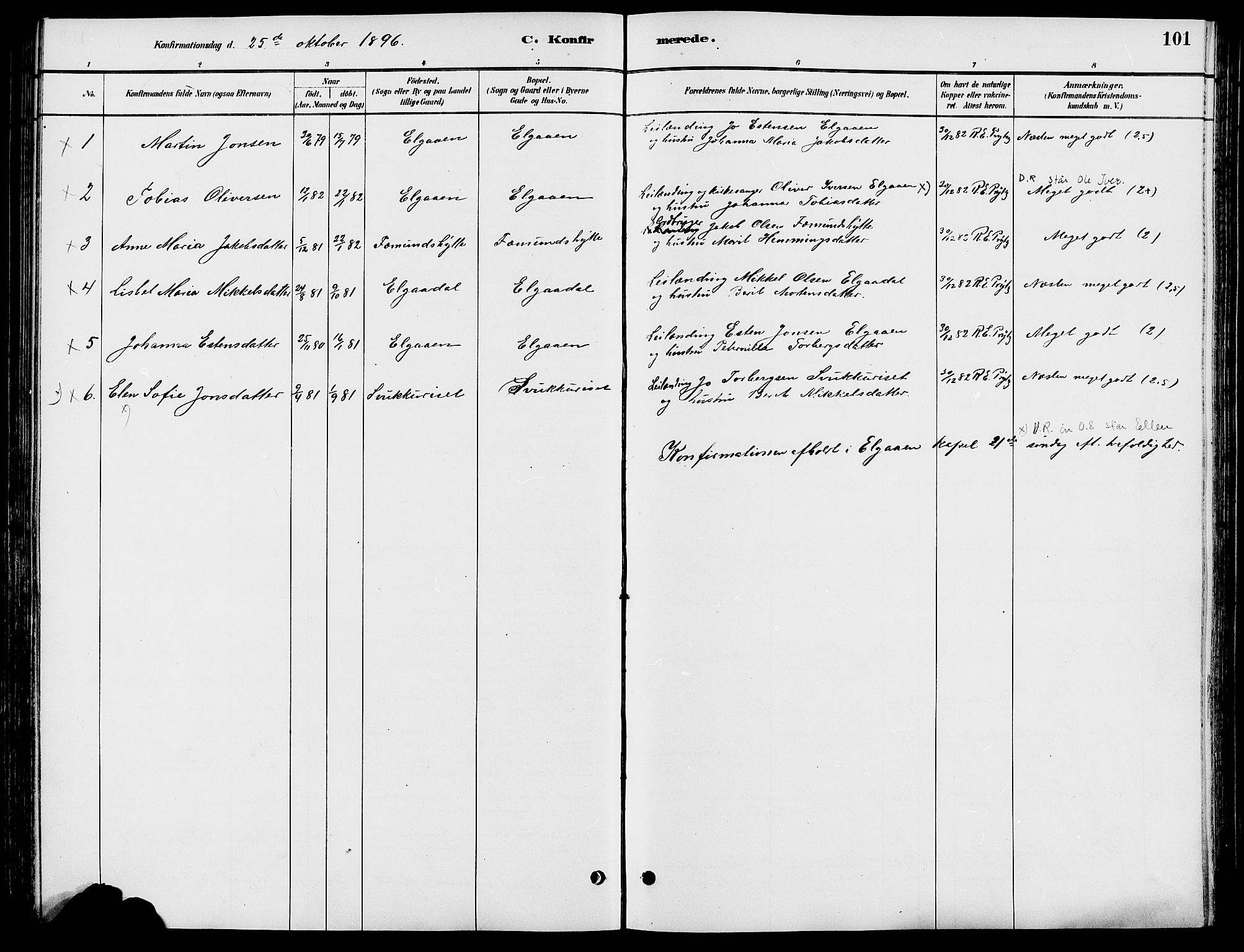 Engerdal prestekontor, AV/SAH-PREST-048/H/Ha/Haa/L0001: Parish register (official) no. 1, 1881-1898, p. 101