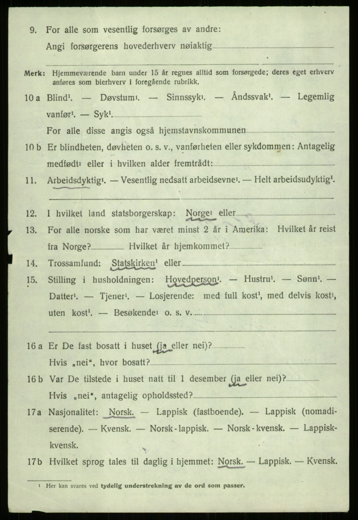 SATØ, 1920 census for Bjarkøy, 1920, p. 4676