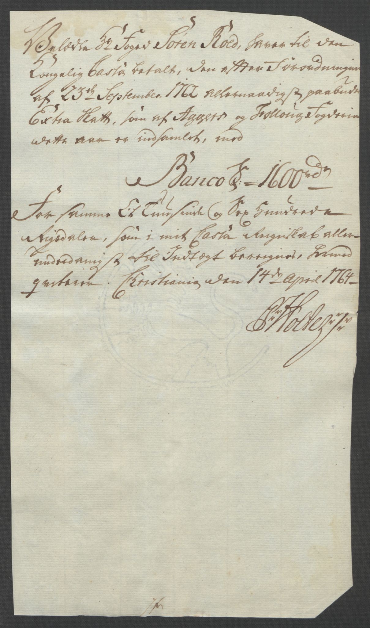 Rentekammeret inntil 1814, Reviderte regnskaper, Fogderegnskap, AV/RA-EA-4092/R10/L0560: Ekstraskatten Aker og Follo, 1763, p. 238