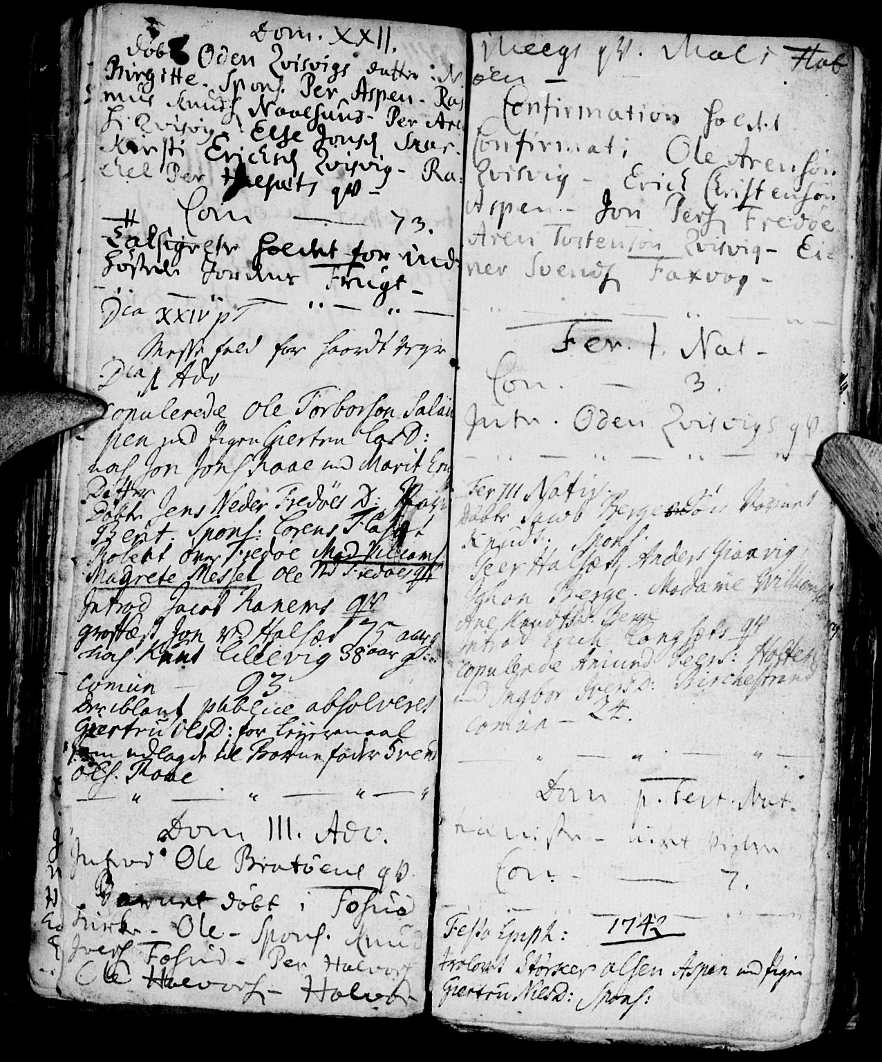 Ministerialprotokoller, klokkerbøker og fødselsregistre - Møre og Romsdal, AV/SAT-A-1454/573/L0871: Parish register (official) no. 573A01, 1732-1754