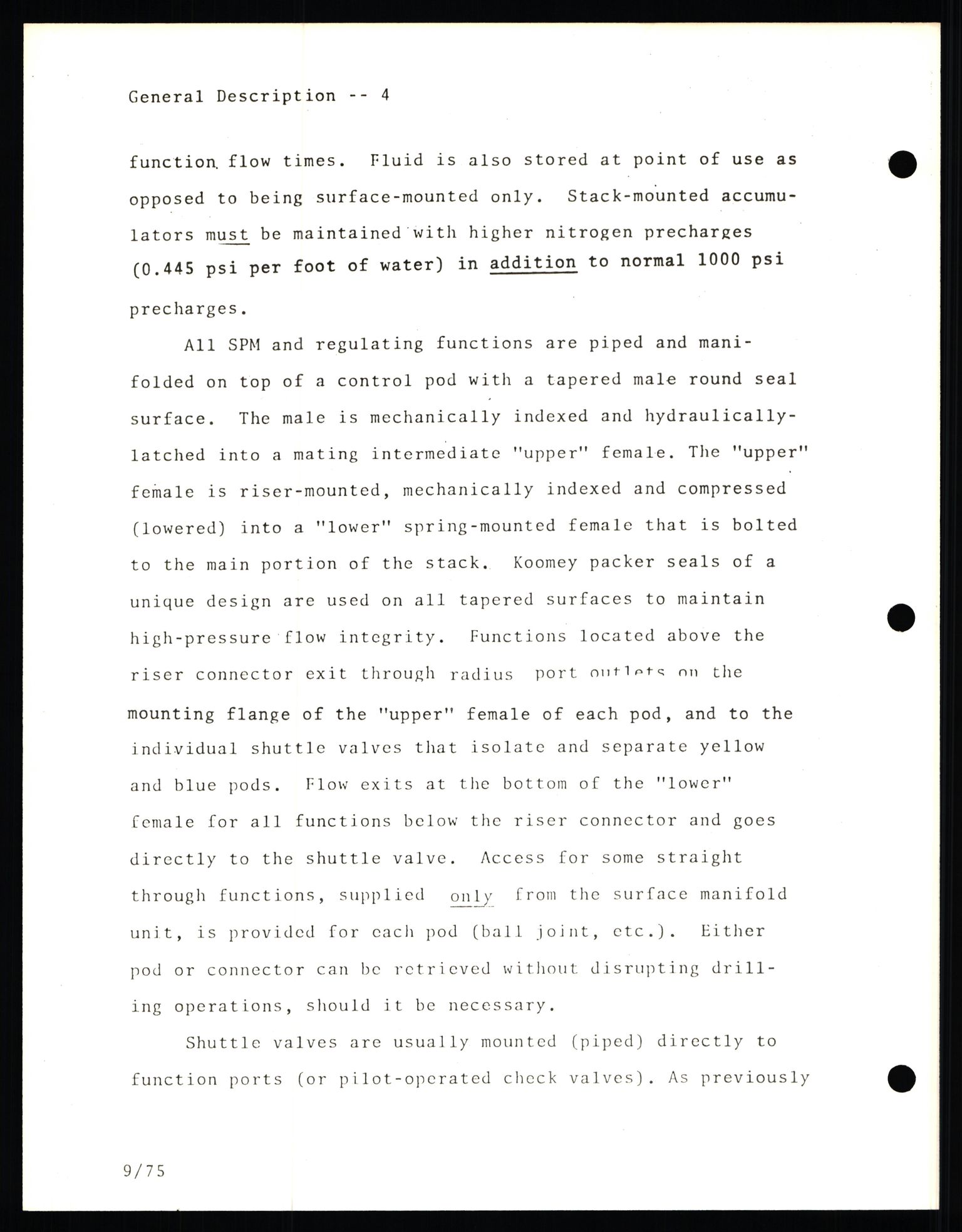 Pa 1503 - Stavanger Drilling AS, SAST/A-101906/2/E/Eb/Ebb/L0009: Alexander L. Kielland plattform - Operation manual, 1976, p. 157