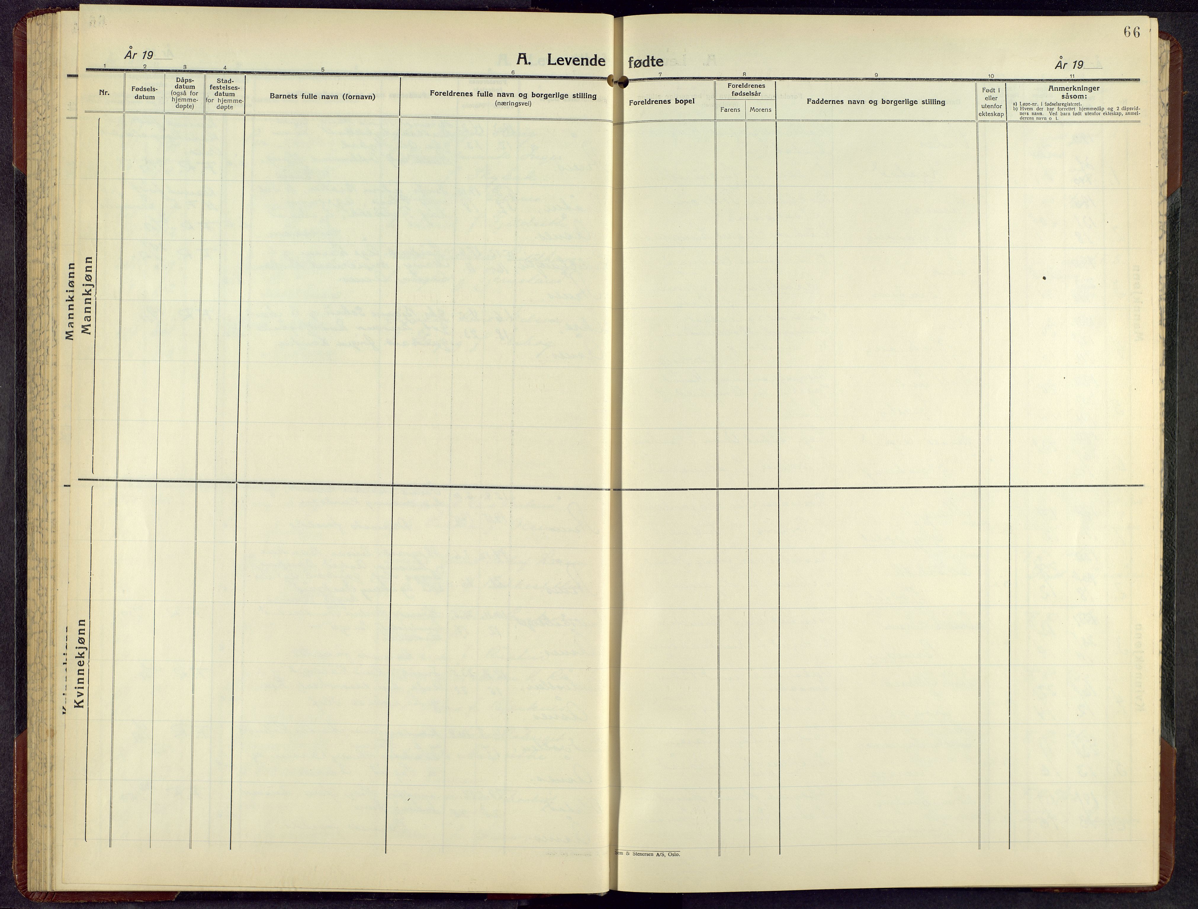 Åsnes prestekontor, AV/SAH-PREST-042/H/Ha/Hab/L0010: Parish register (copy) no. 10, 1941-1962, p. 66