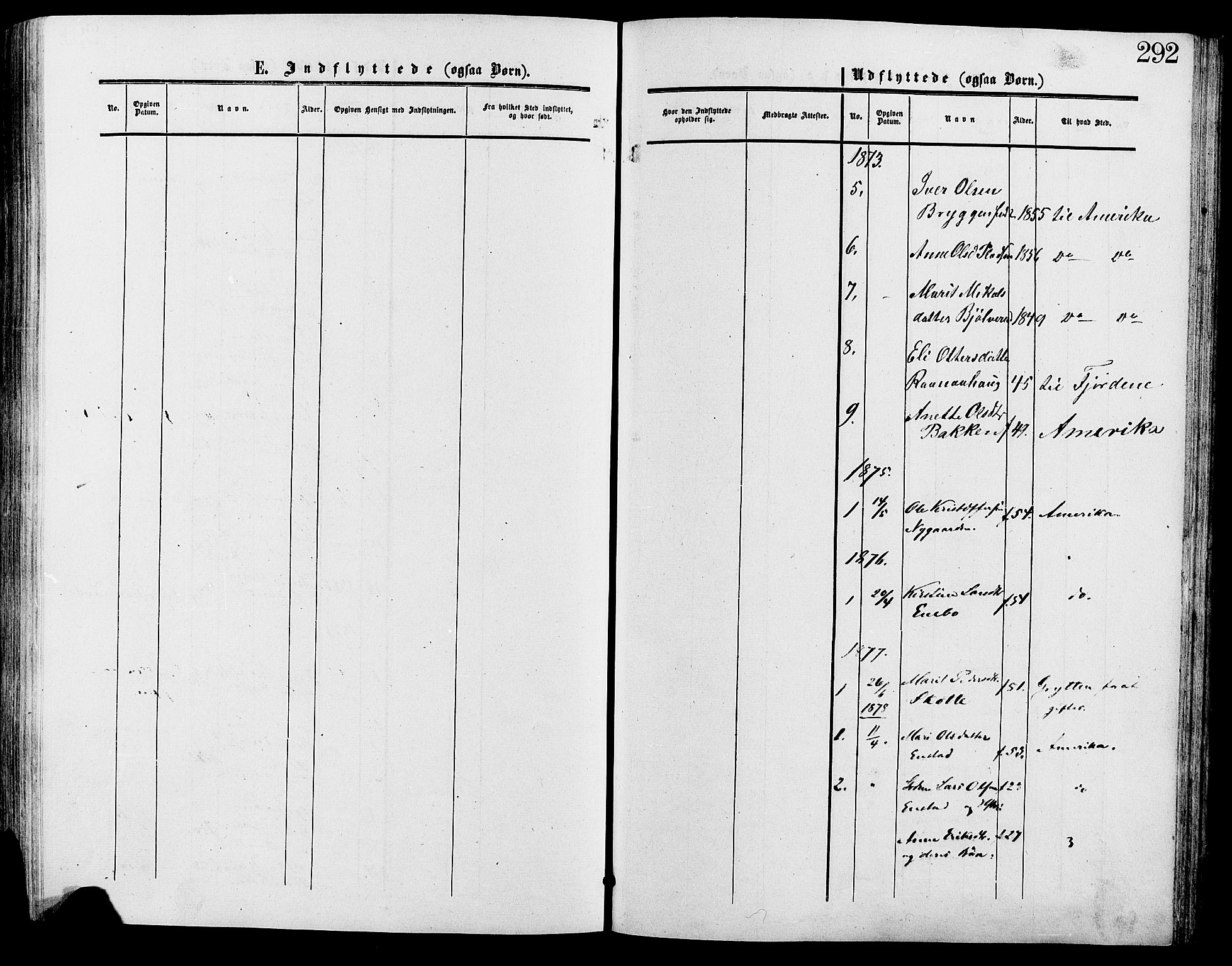 Lesja prestekontor, SAH/PREST-068/H/Ha/Haa/L0009: Parish register (official) no. 9, 1854-1889, p. 292
