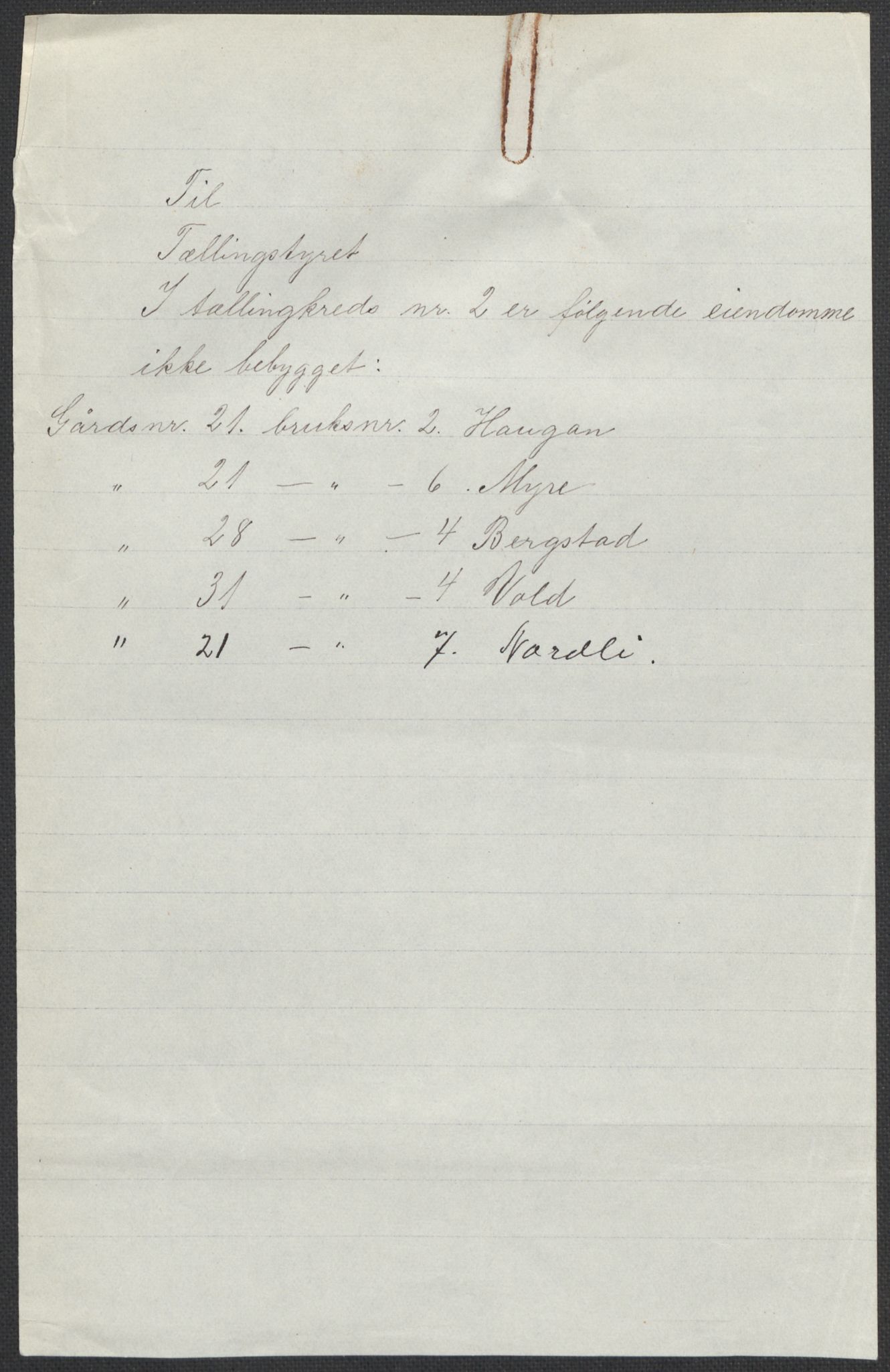 SAKO, 1920 census for Våle, 1920, p. 11