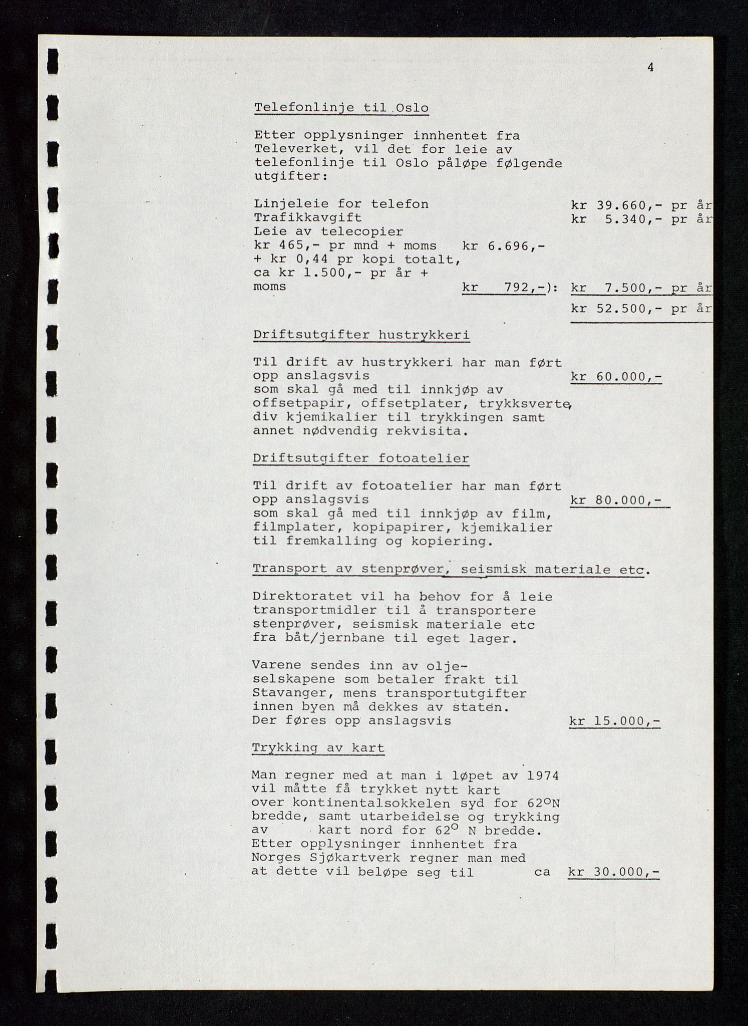 Industridepartementet, Oljekontoret, AV/SAST-A-101348/Db/L0002: Oljevernrådet, Styret i OD, leieforhold, div., 1966-1973, p. 184