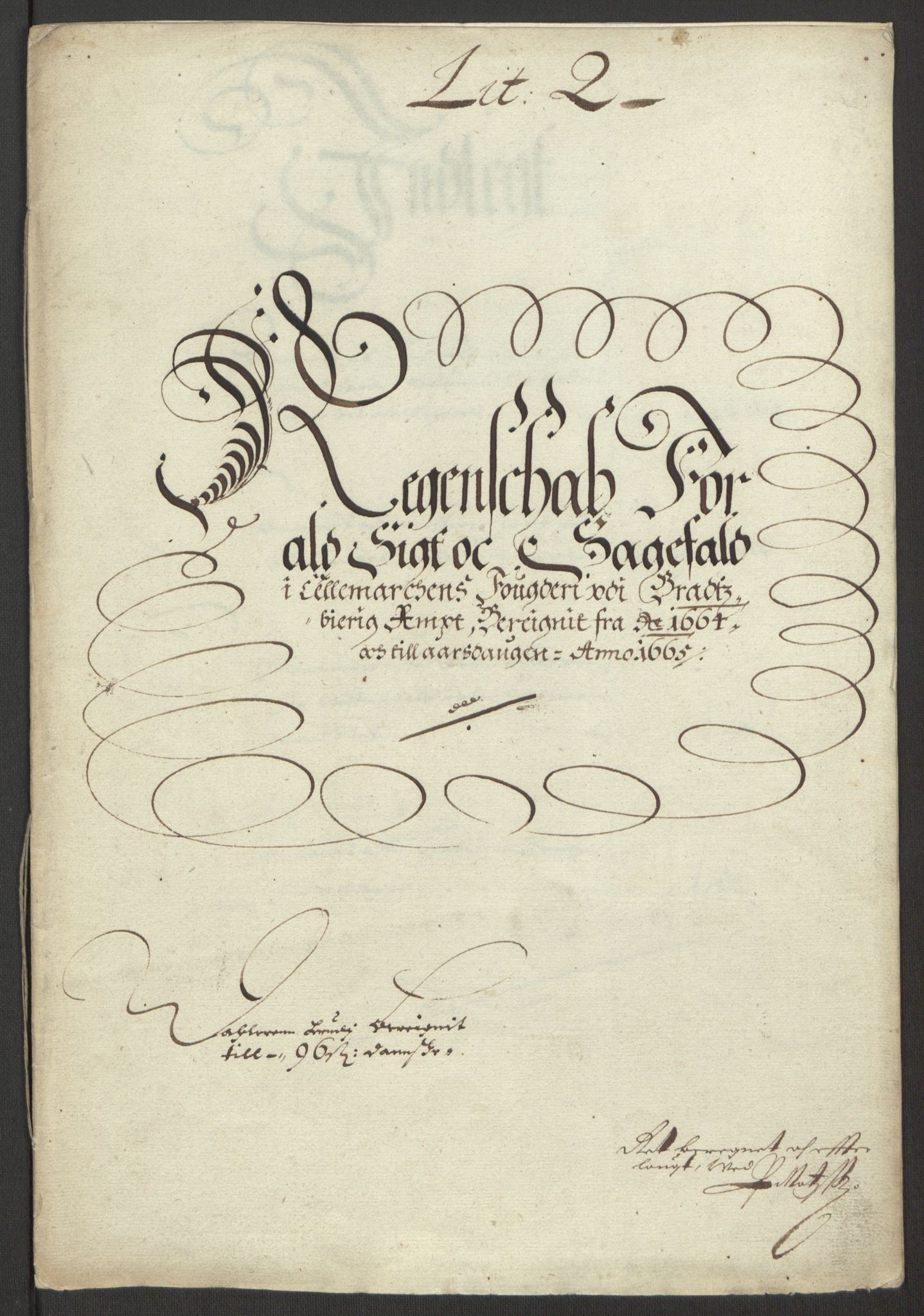 Rentekammeret inntil 1814, Reviderte regnskaper, Fogderegnskap, RA/EA-4092/R35/L2055: Fogderegnskap Øvre og Nedre Telemark, 1664, p. 163