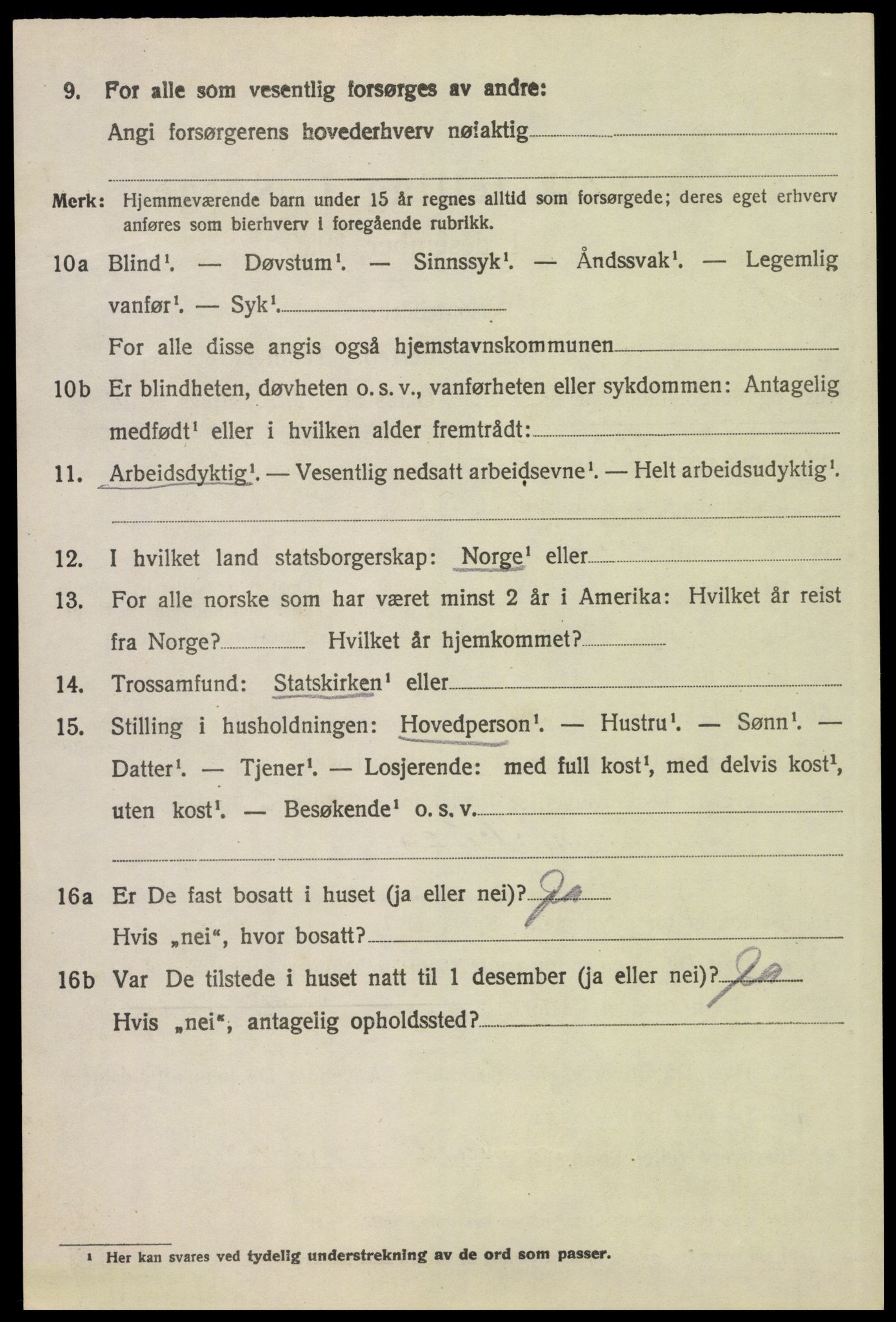 SAH, 1920 census for Grue, 1920, p. 13268