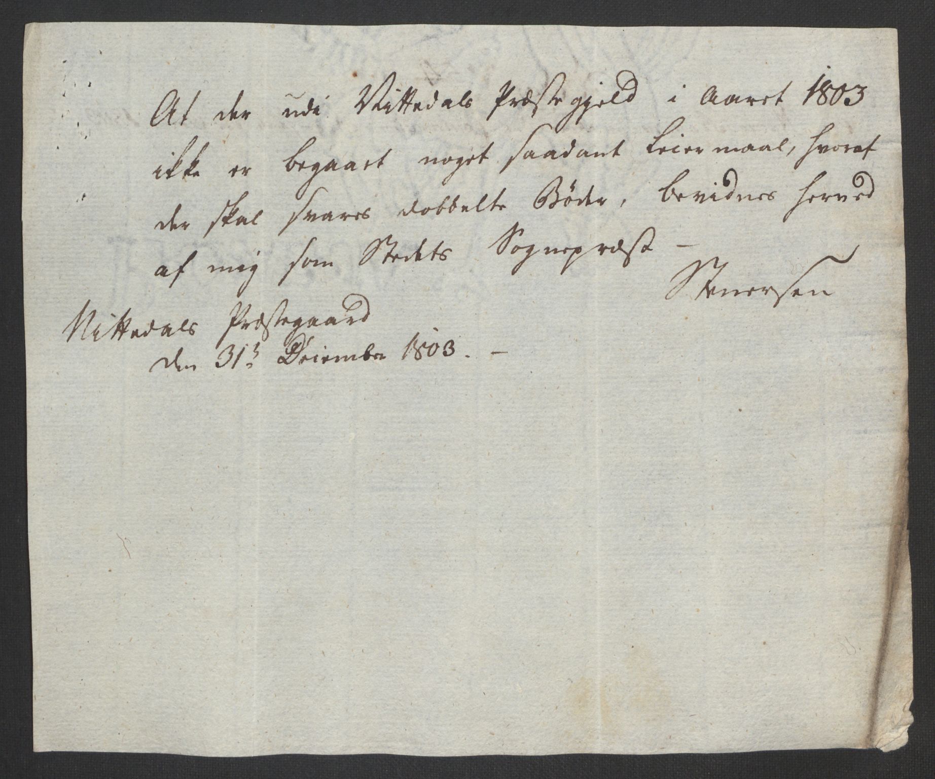 Rentekammeret inntil 1814, Reviderte regnskaper, Fogderegnskap, AV/RA-EA-4092/R11/L0679: Fogderegnskap Nedre Romerike, 1803, p. 225