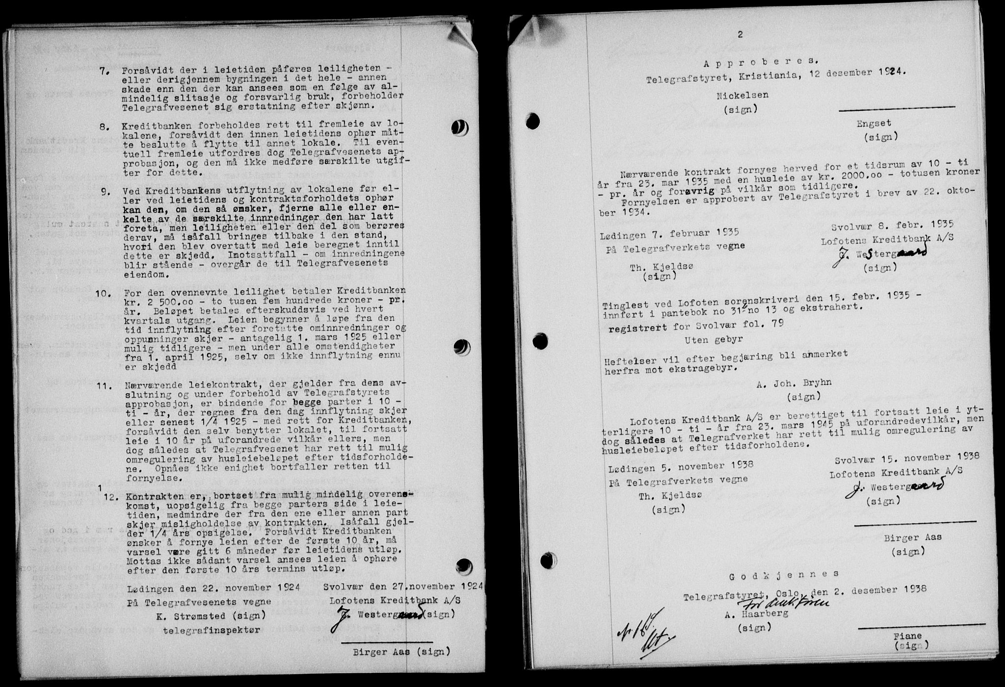 Lofoten sorenskriveri, SAT/A-0017/1/2/2C/L0005a: Mortgage book no. 5a, 1939-1939, Diary no: : 2624/1938