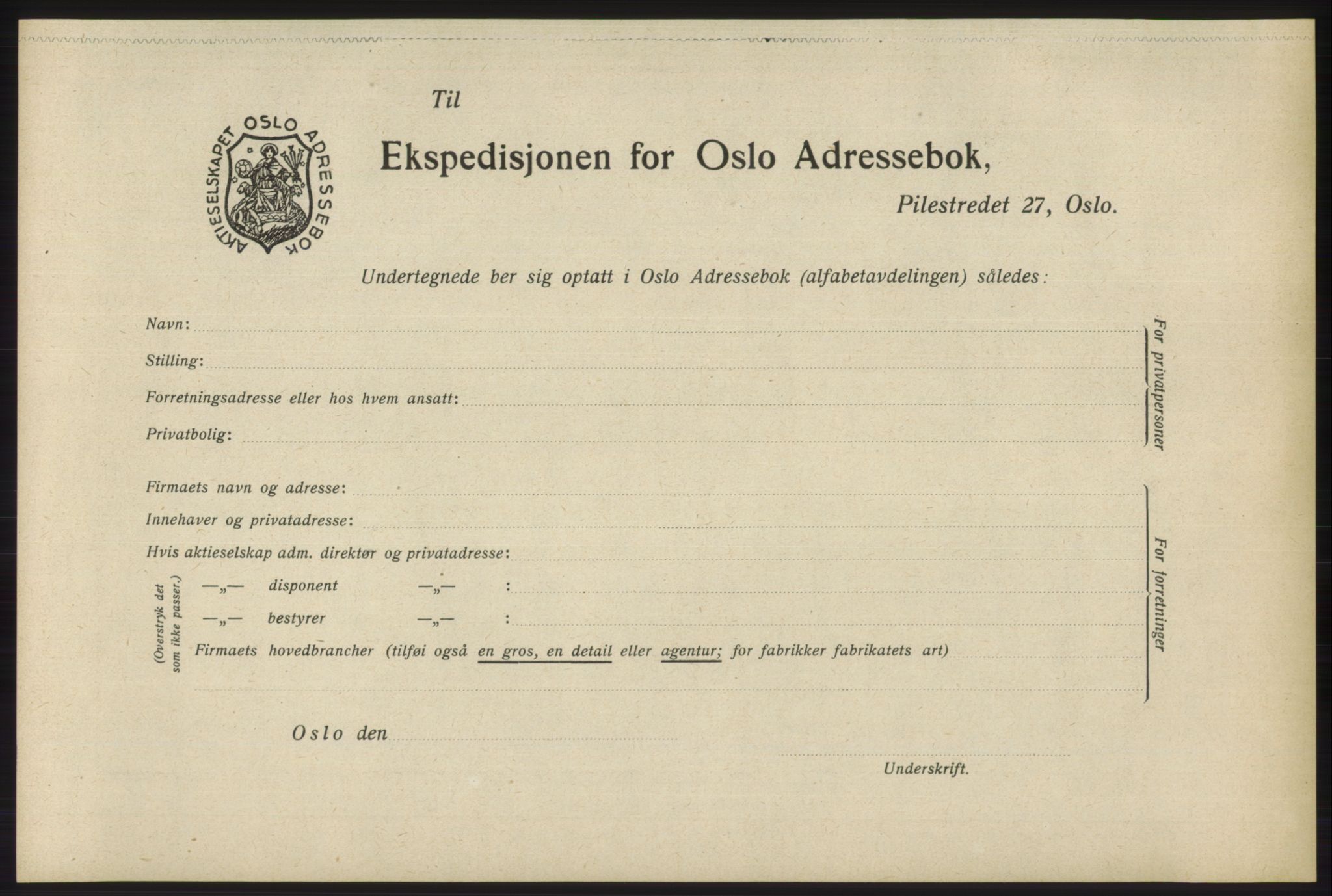 Kristiania/Oslo adressebok, PUBL/-, 1934