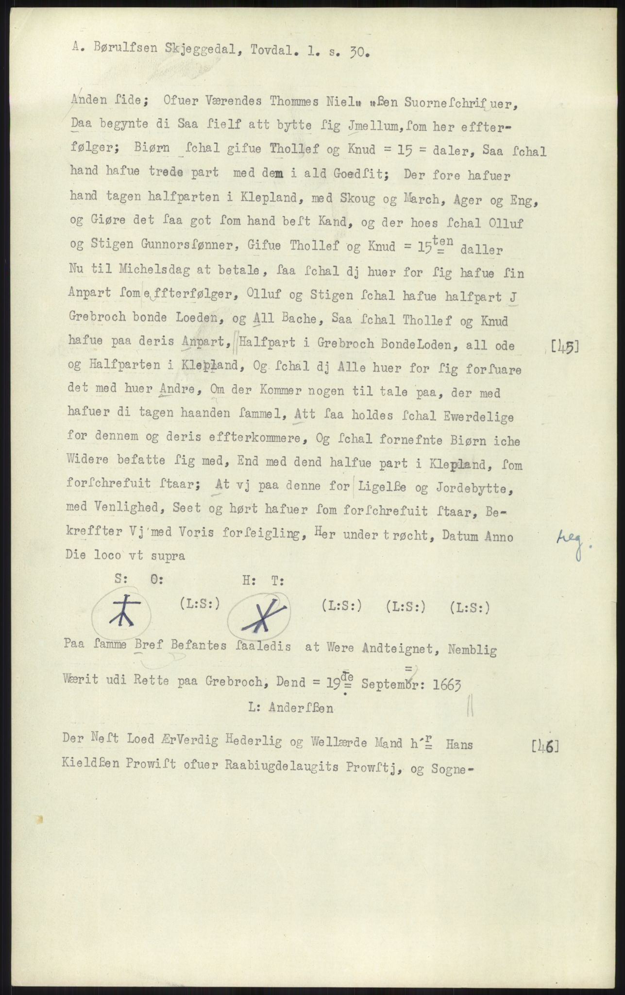 Samlinger til kildeutgivelse, Diplomavskriftsamlingen, AV/RA-EA-4053/H/Ha, p. 2053