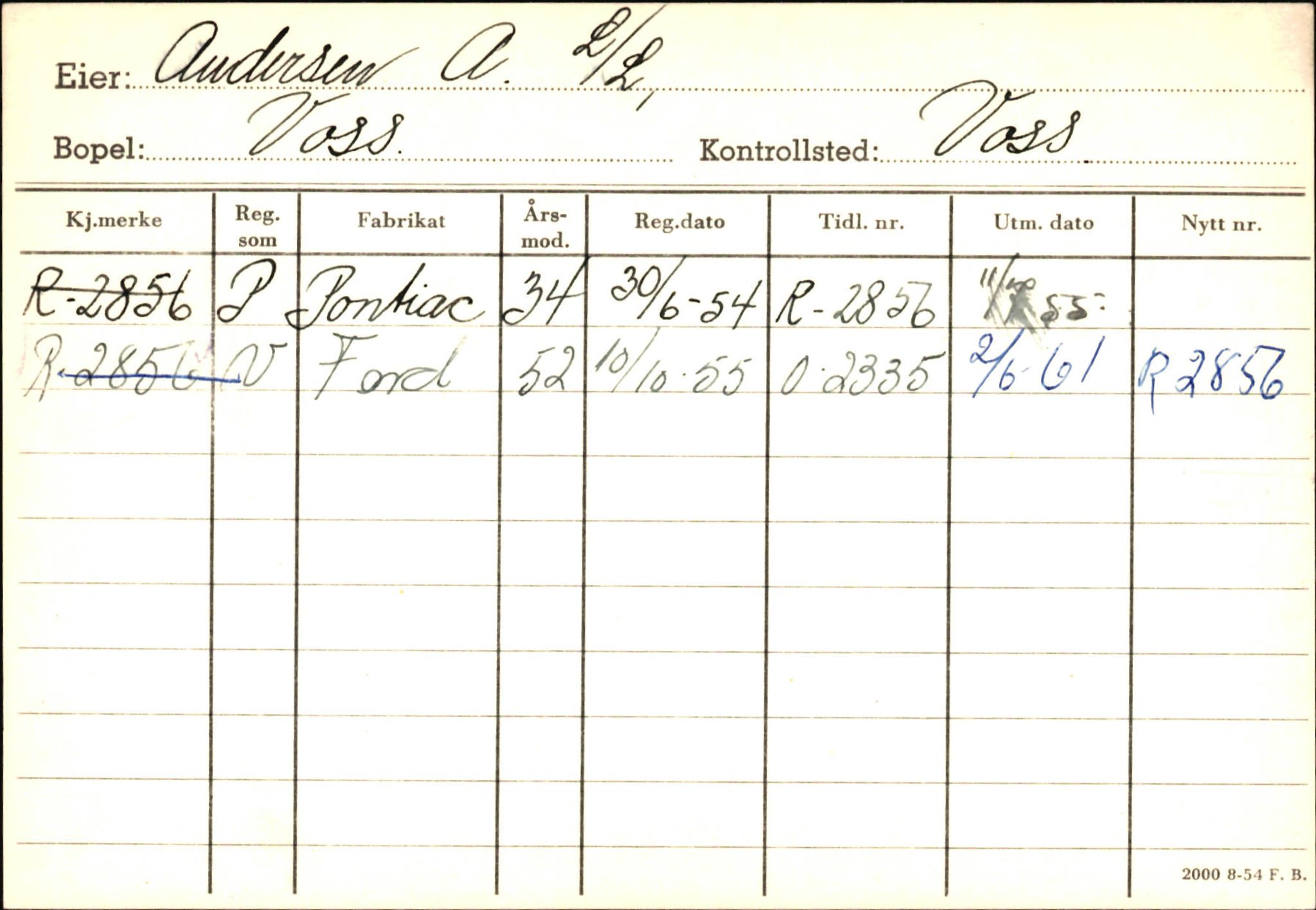 Statens vegvesen, Hordaland vegkontor, AV/SAB-A-5201/2/Ha/L0001: R-eierkort A, 1920-1971, p. 910