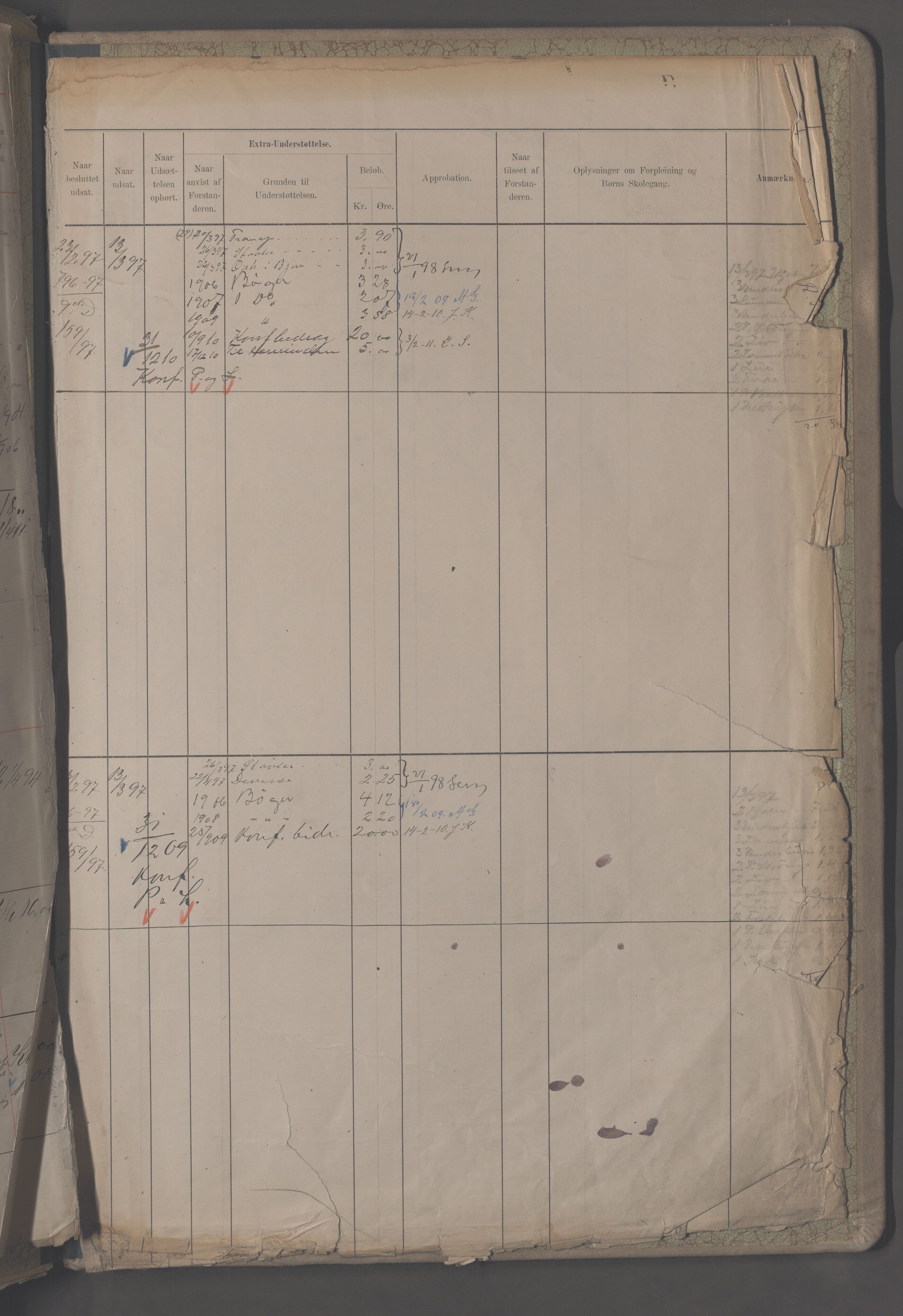 Fattigvesenet, OBA/A-20045/H/Hb/L0012: Manntallsprotokoll for sinnssyke. Mnr. 100-1025, 1905, p. 36