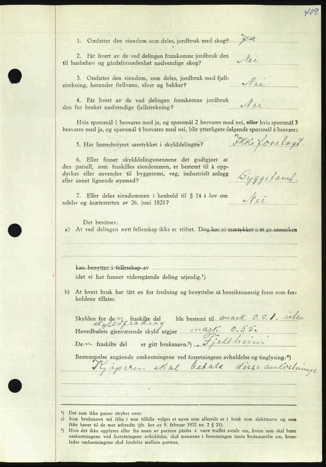 Nordmøre sorenskriveri, AV/SAT-A-4132/1/2/2Ca: Mortgage book no. A106, 1947-1947, Diary no: : 2342/1947