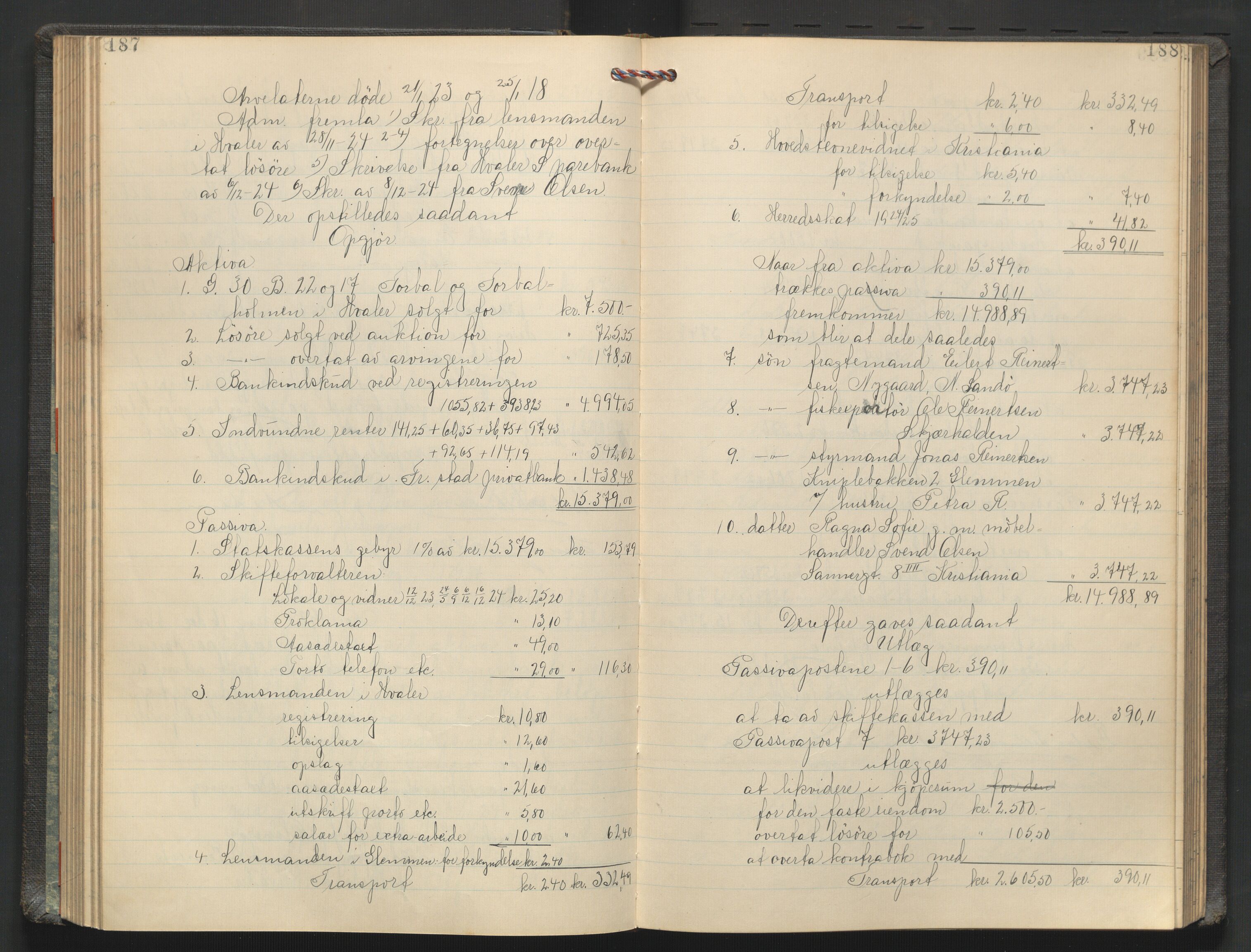 Onsøy sorenskriveri, AV/SAO-A-10474/H/He/L0004: Skifteutlodningsprotokoll, 1923-1926, p. 187-188