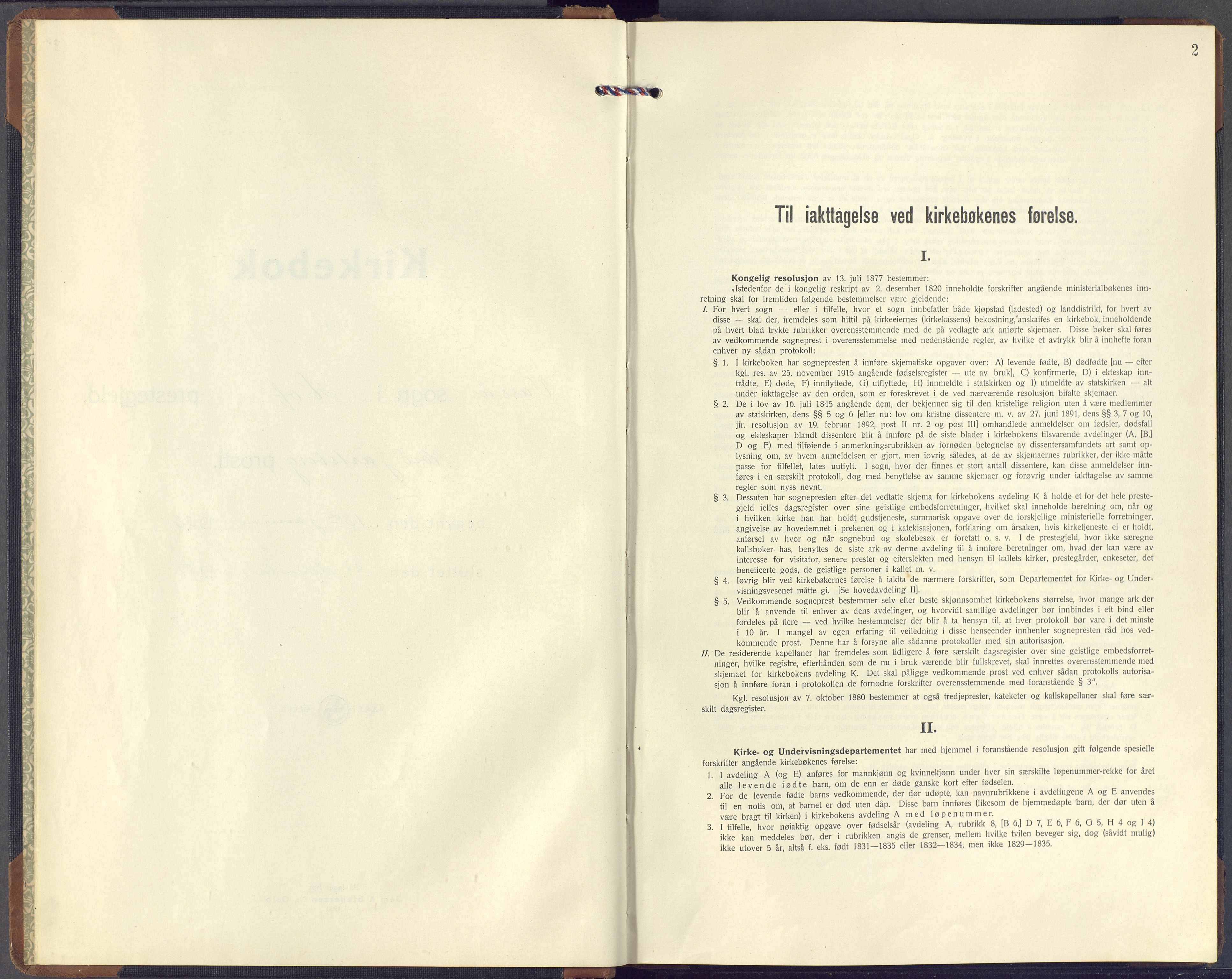 Hof kirkebøker, AV/SAKO-A-64/F/Fb/L0002: Parish register (official) no. II 2, 1932-1959, p. 2