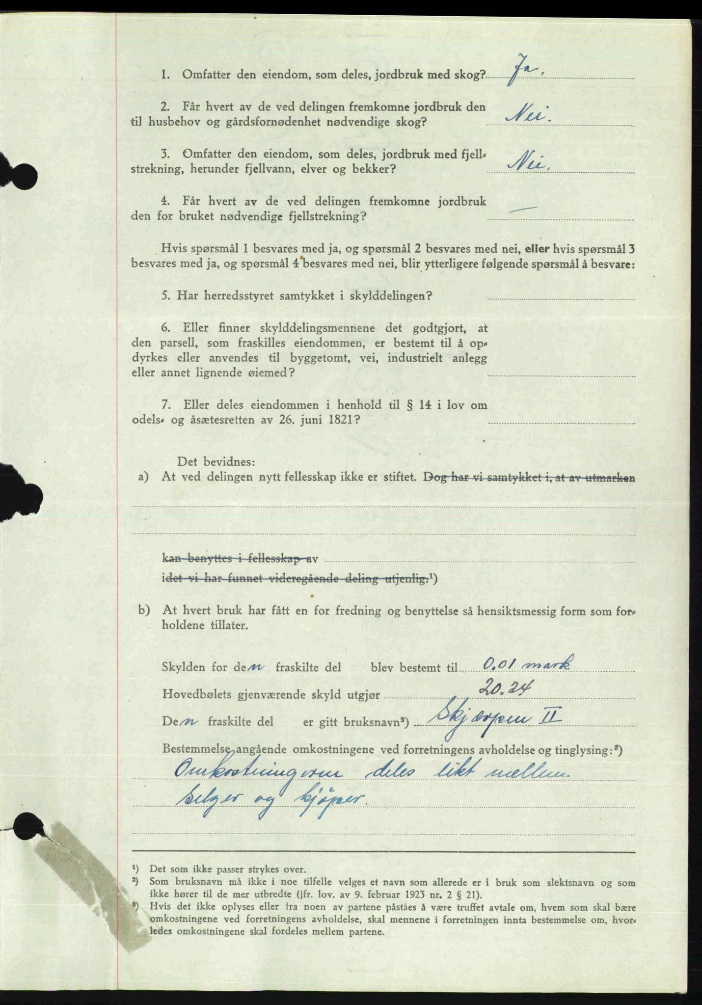 Toten tingrett, SAH/TING-006/H/Hb/Hbc/L0013: Mortgage book no. Hbc-13, 1945-1945, Diary no: : 559/1945