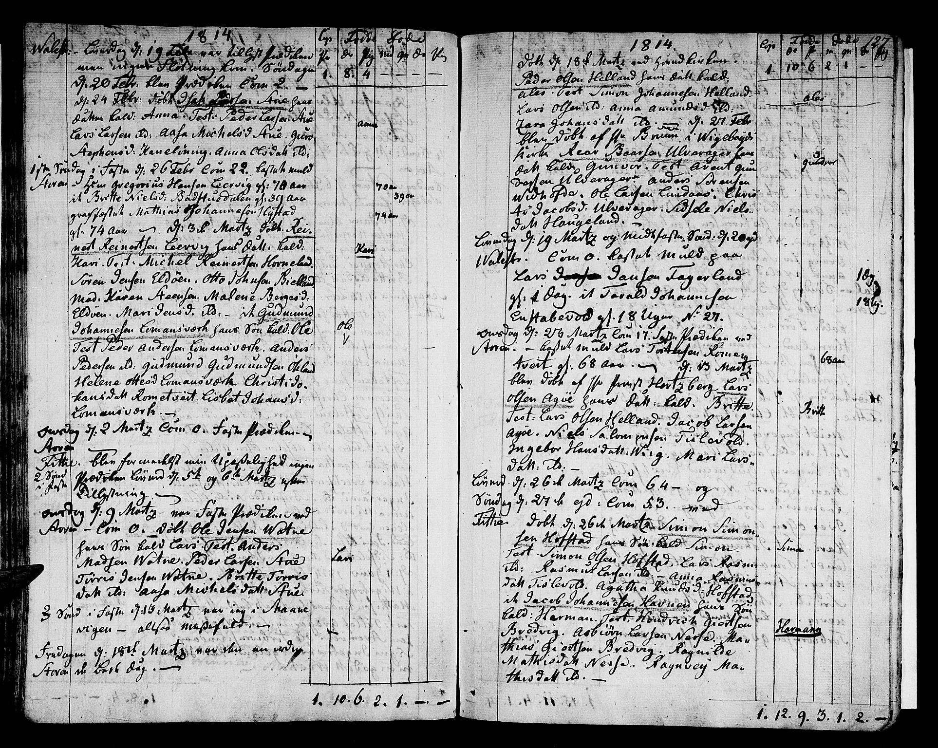 Stord sokneprestembete, AV/SAB-A-78201/H/Haa: Parish register (official) no. A 4, 1800-1815, p. 127