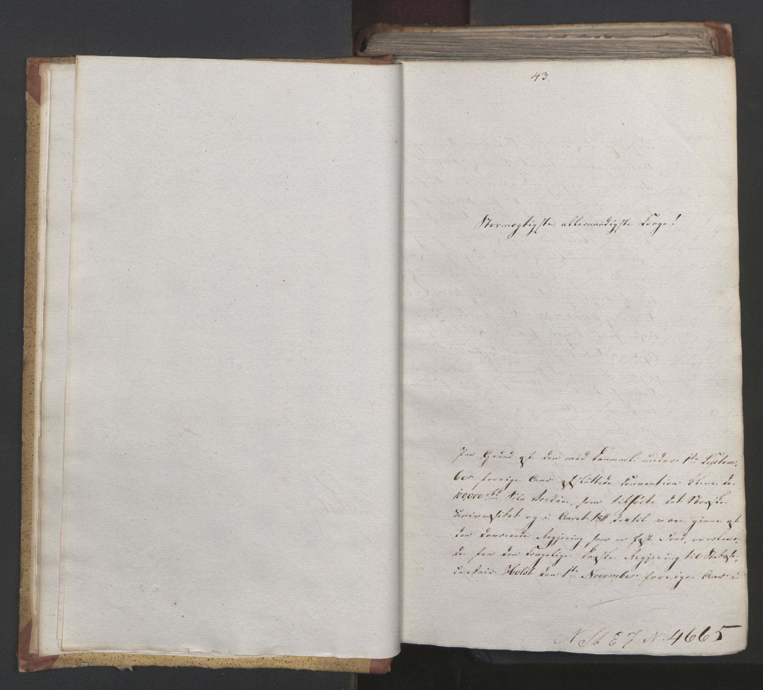 Statsrådsavdelingen i Stockholm, AV/RA-S-1003/D/Da/L0024: Regjeringsinnstillinger nr. 4663-4873, 1820, p. 14