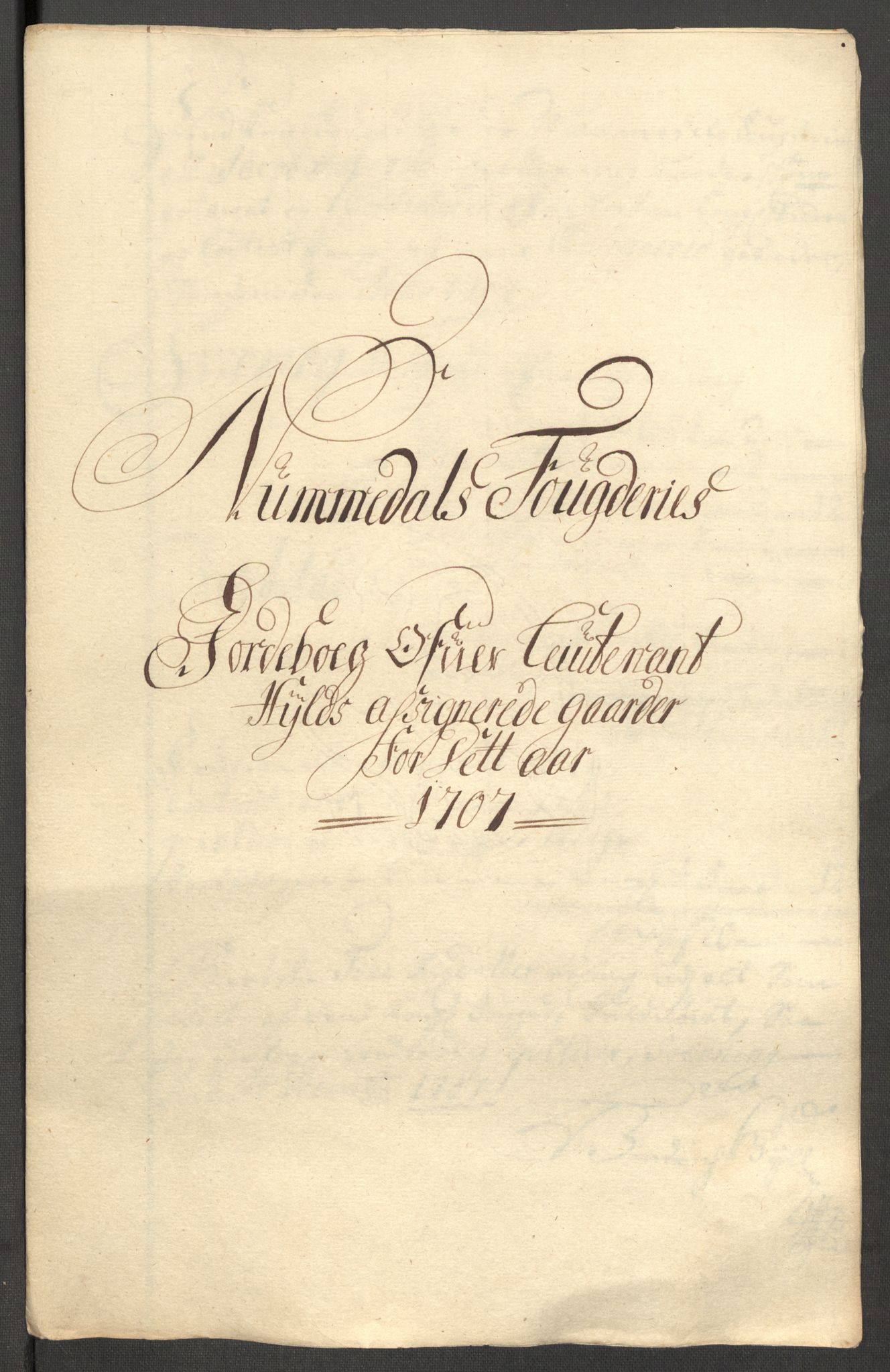 Rentekammeret inntil 1814, Reviderte regnskaper, Fogderegnskap, RA/EA-4092/R64/L4430: Fogderegnskap Namdal, 1707-1708, p. 178