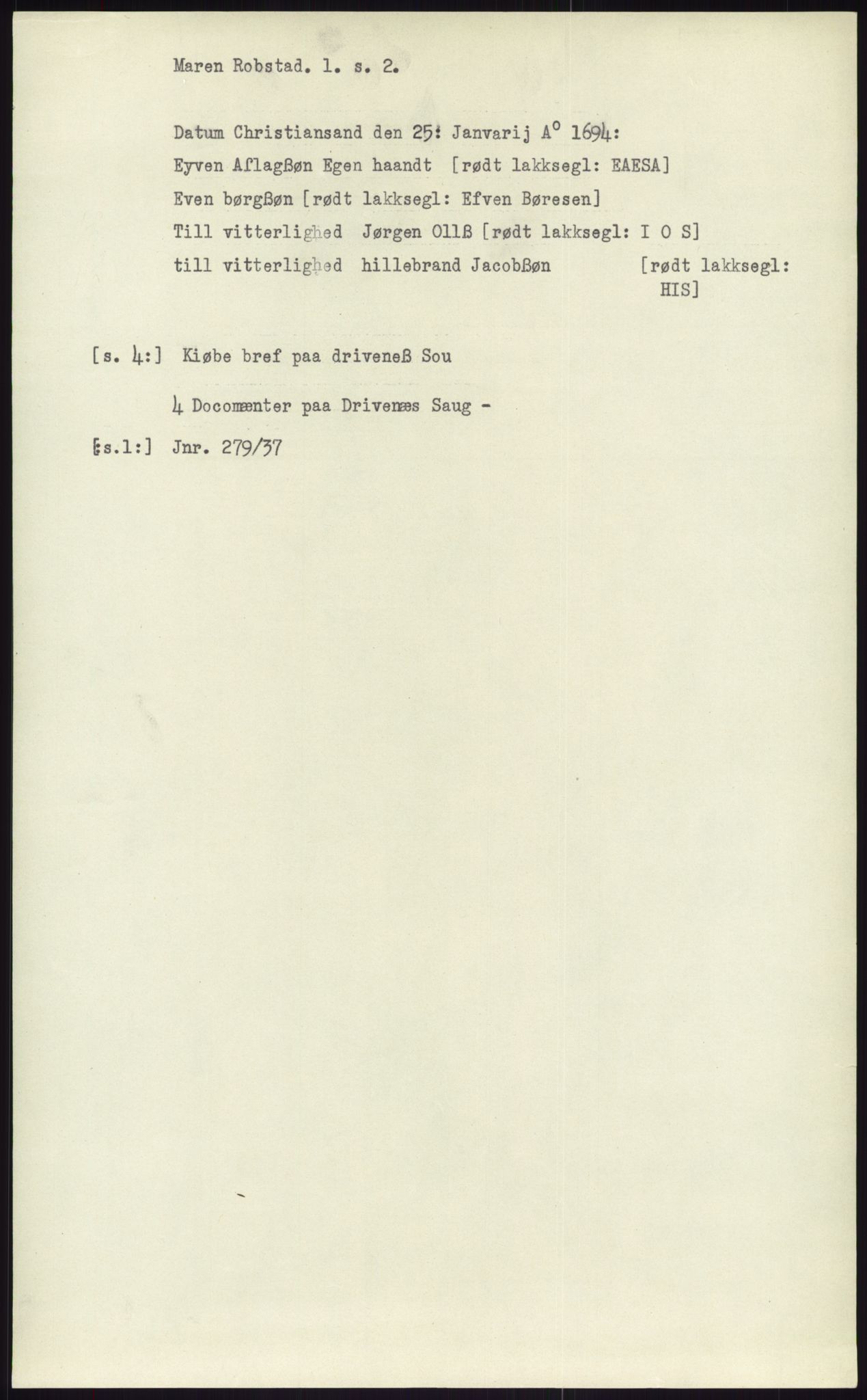 Samlinger til kildeutgivelse, Diplomavskriftsamlingen, AV/RA-EA-4053/H/Ha, p. 2461