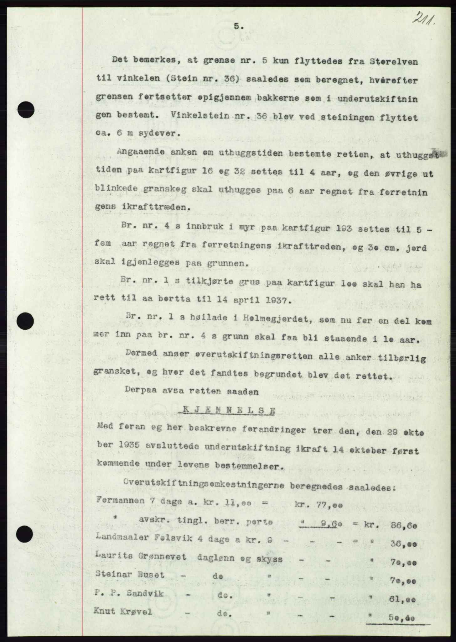 Søre Sunnmøre sorenskriveri, AV/SAT-A-4122/1/2/2C/L0062: Mortgage book no. 56, 1936-1937, Diary no: : 63/1937