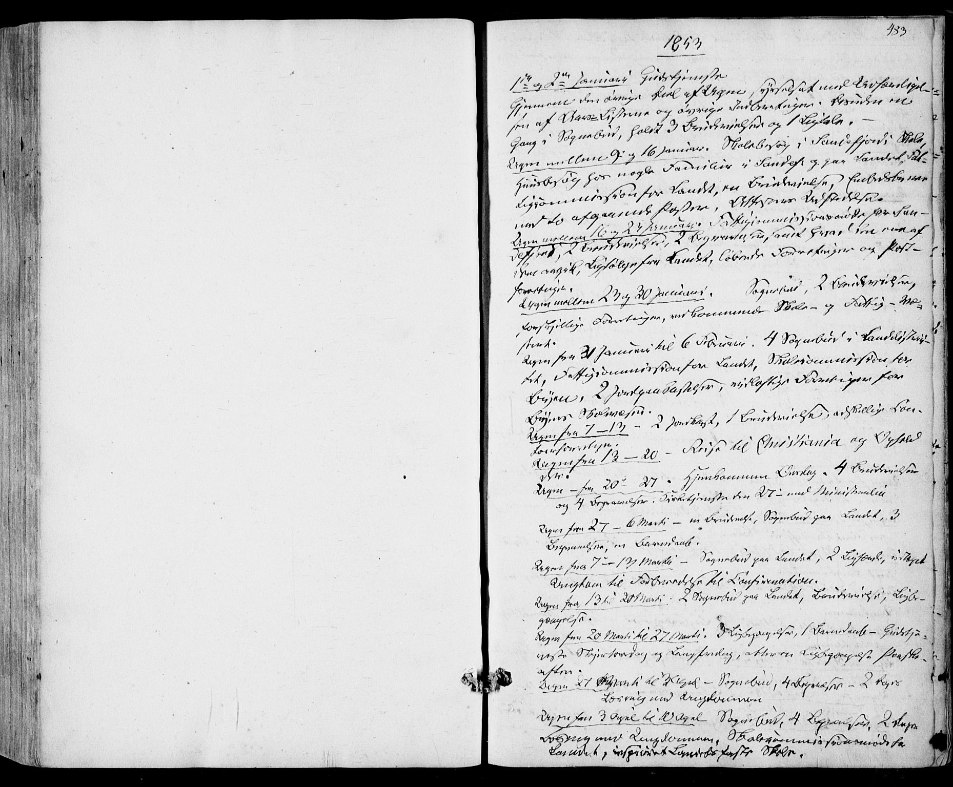 Sandar kirkebøker, SAKO/A-243/F/Fa/L0006: Parish register (official) no. 6, 1847-1860, p. 483