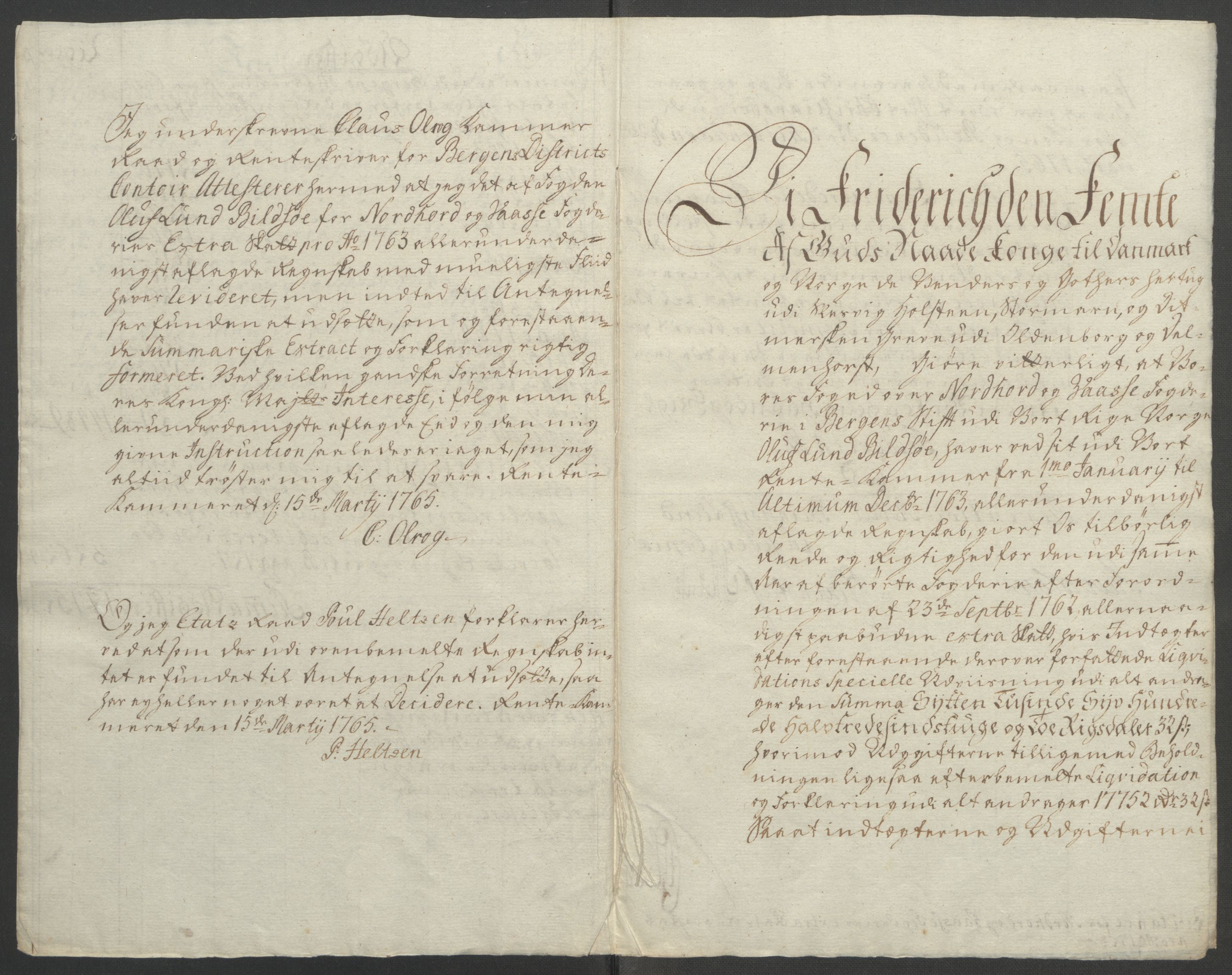 Rentekammeret inntil 1814, Reviderte regnskaper, Fogderegnskap, AV/RA-EA-4092/R51/L3303: Ekstraskatten Nordhordland og Voss, 1762-1772, p. 25