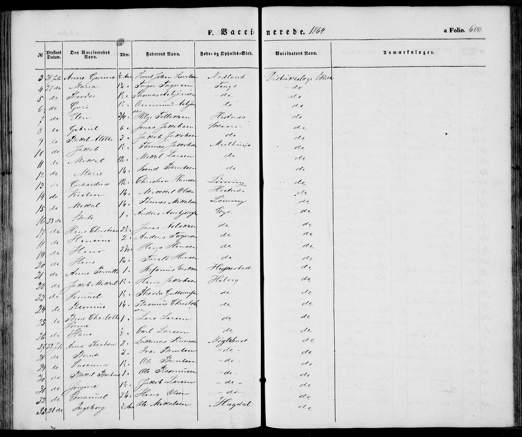 Eigersund sokneprestkontor, SAST/A-101807/S08/L0013: Parish register (official) no. A 12.2, 1850-1865, p. 600