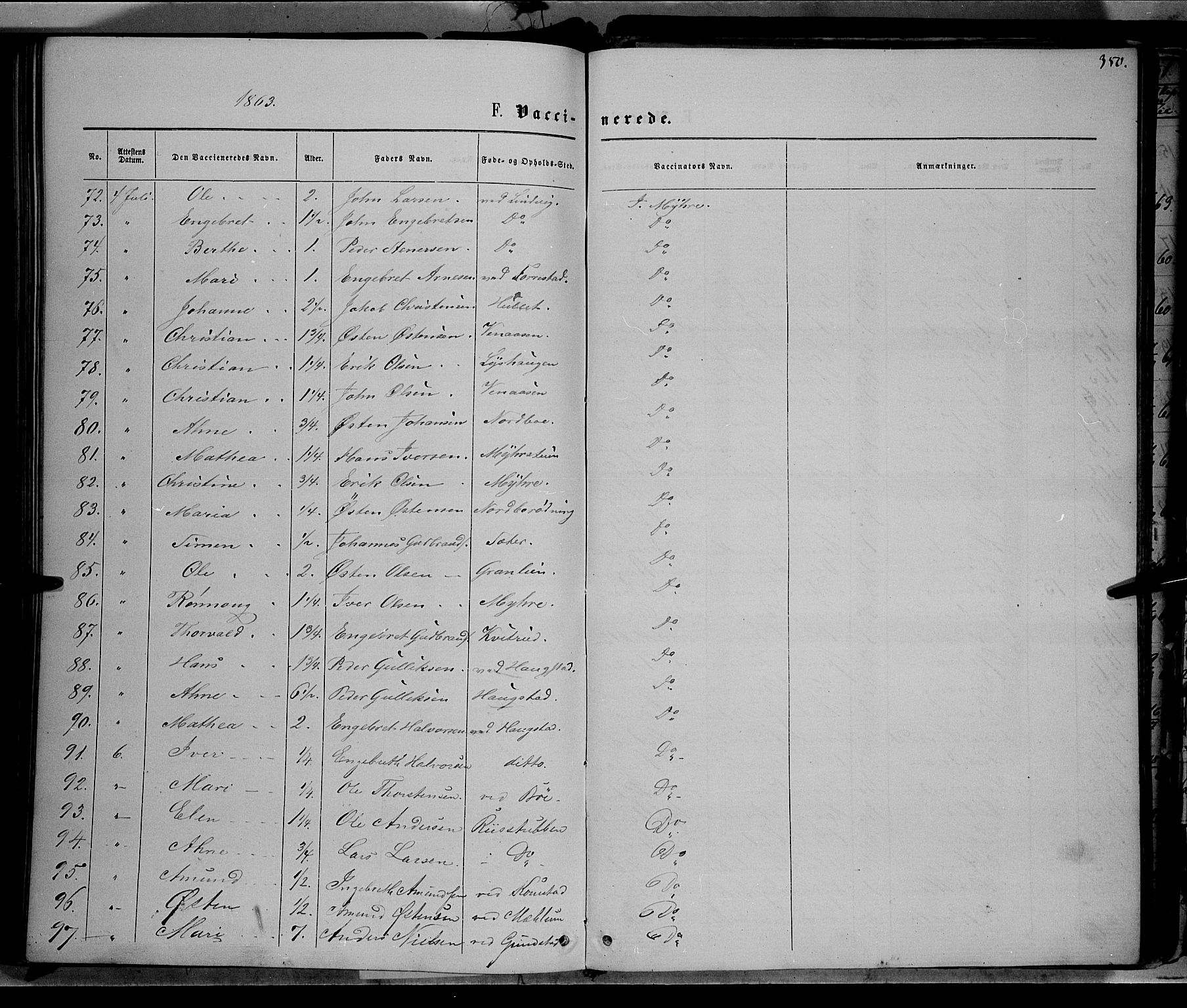 Ringebu prestekontor, SAH/PREST-082/H/Ha/Haa/L0007: Parish register (official) no. 7, 1860-1877, p. 350