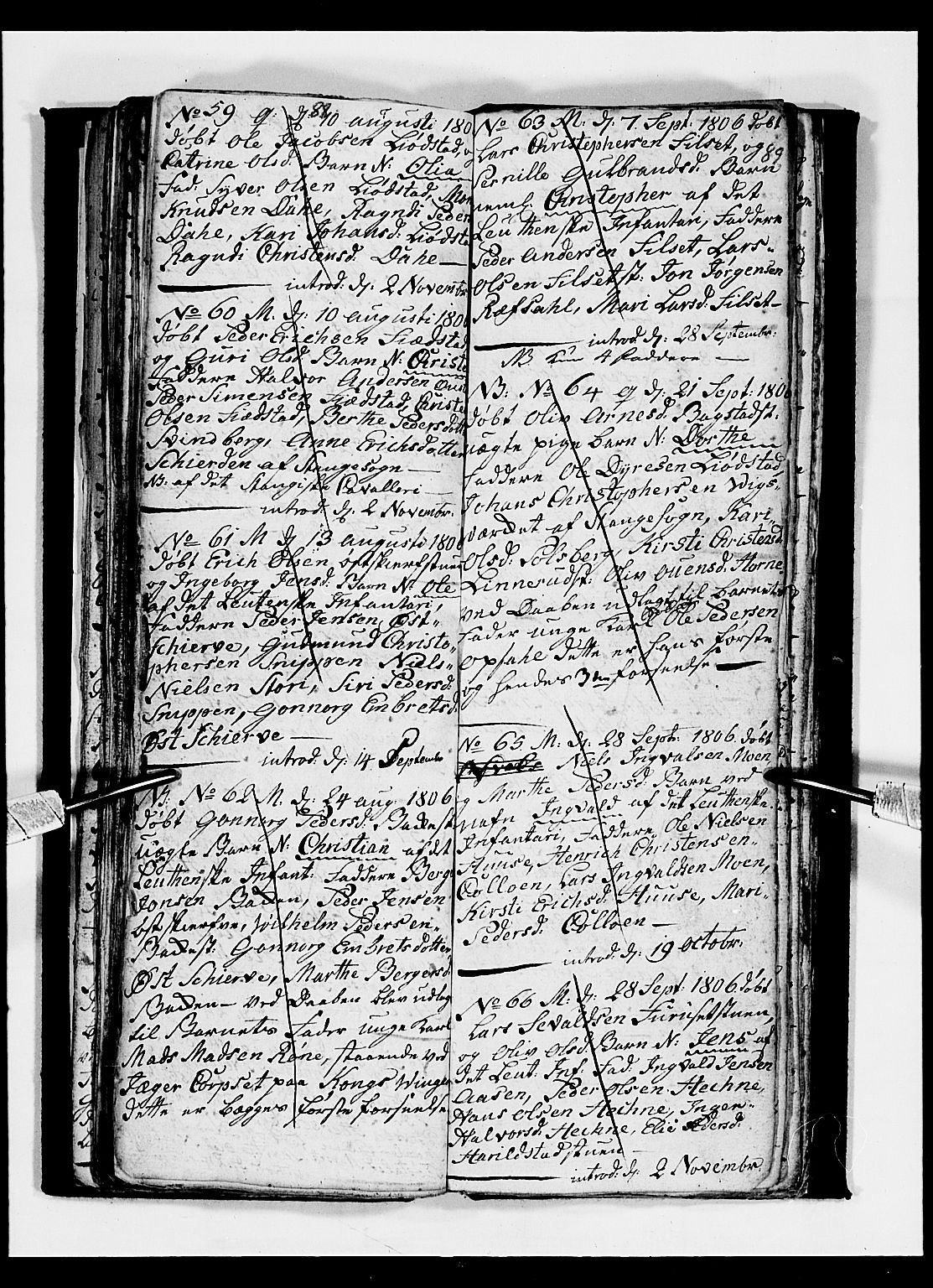 Romedal prestekontor, SAH/PREST-004/L/L0003: Parish register (copy) no. 3, 1801-1806, p. 88-89