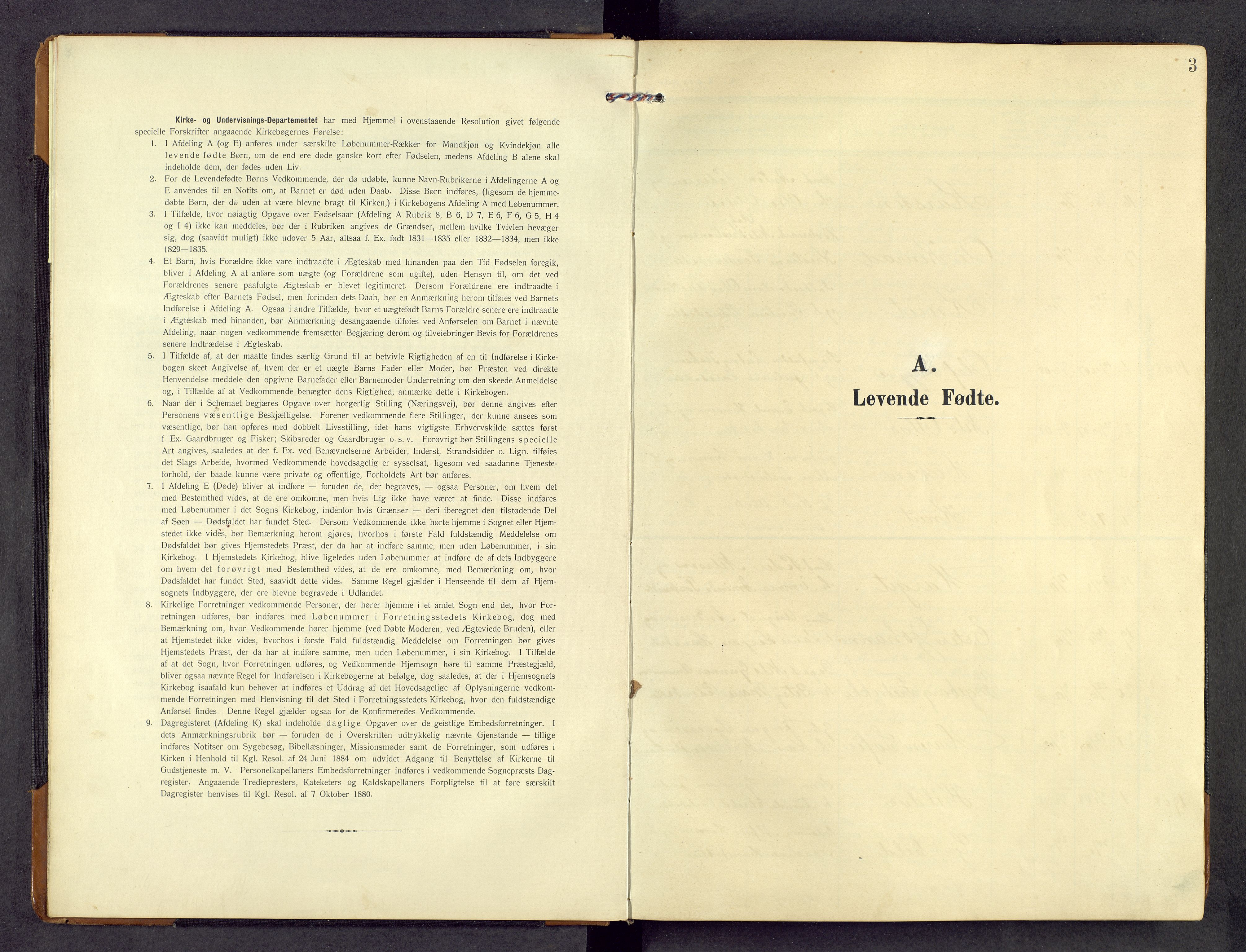 Eidskog prestekontor, SAH/PREST-026/H/Ha/Hab/L0004: Parish register (copy) no. 4, 1907-1964, p. 3