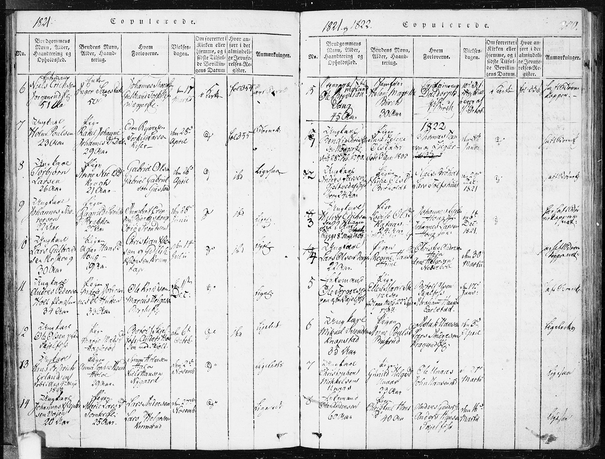 Hobøl prestekontor Kirkebøker, AV/SAO-A-2002/F/Fa/L0002: Parish register (official) no. I 2, 1814-1841, p. 200