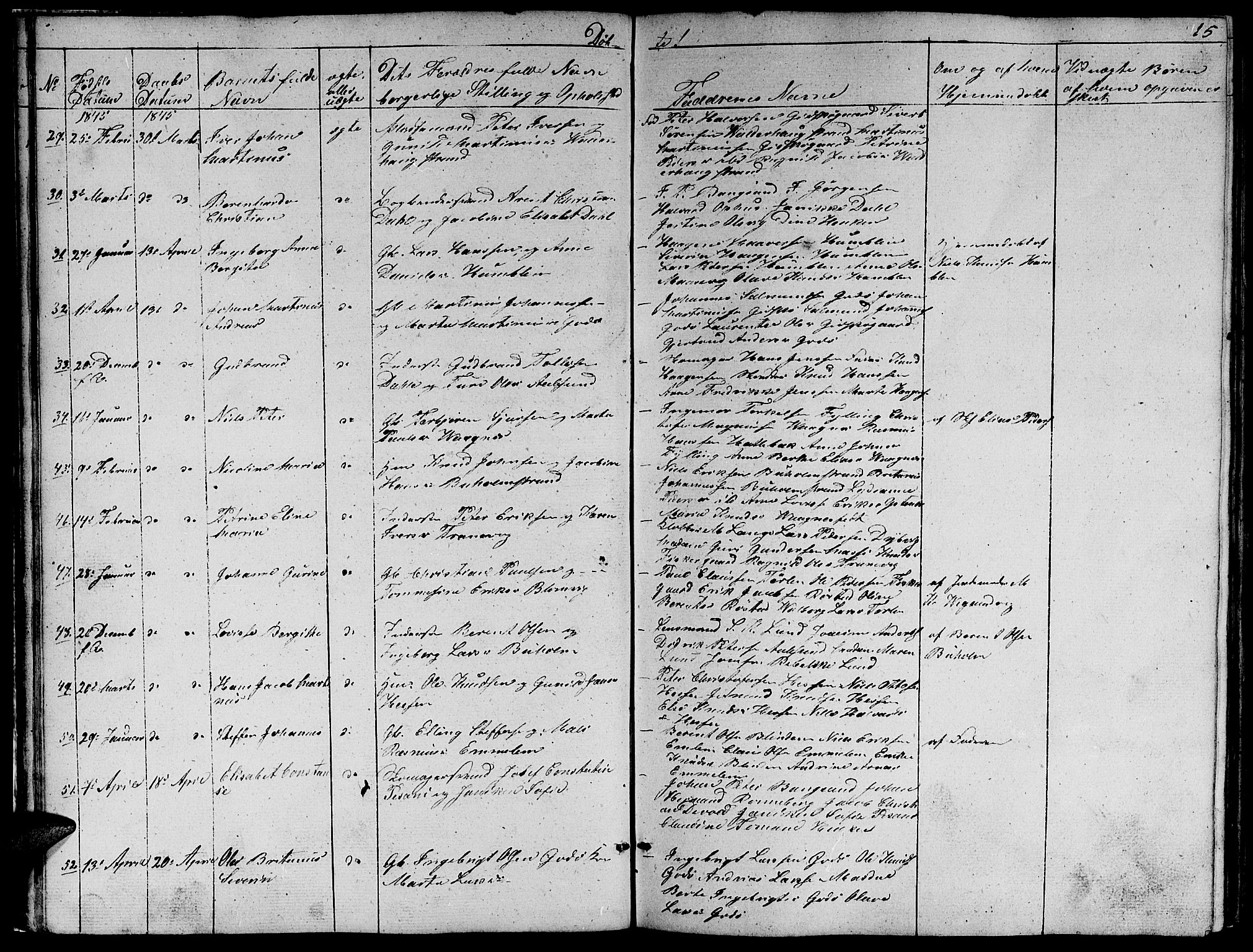 Ministerialprotokoller, klokkerbøker og fødselsregistre - Møre og Romsdal, AV/SAT-A-1454/528/L0426: Parish register (copy) no. 528C07, 1844-1854, p. 15