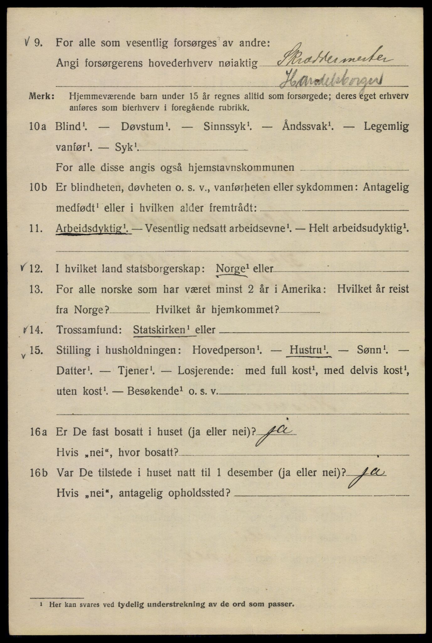 SAO, 1920 census for Kristiania, 1920, p. 157500