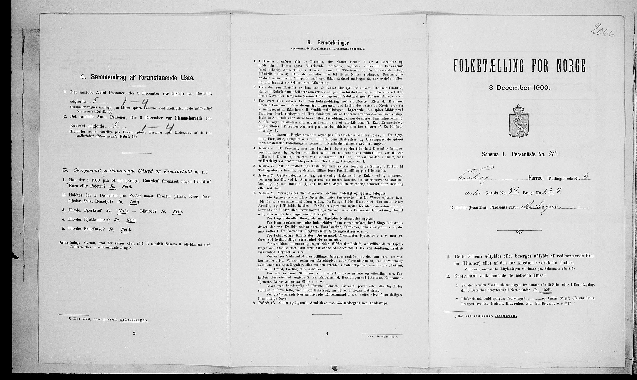 SAH, 1900 census for Fåberg, 1900, p. 704