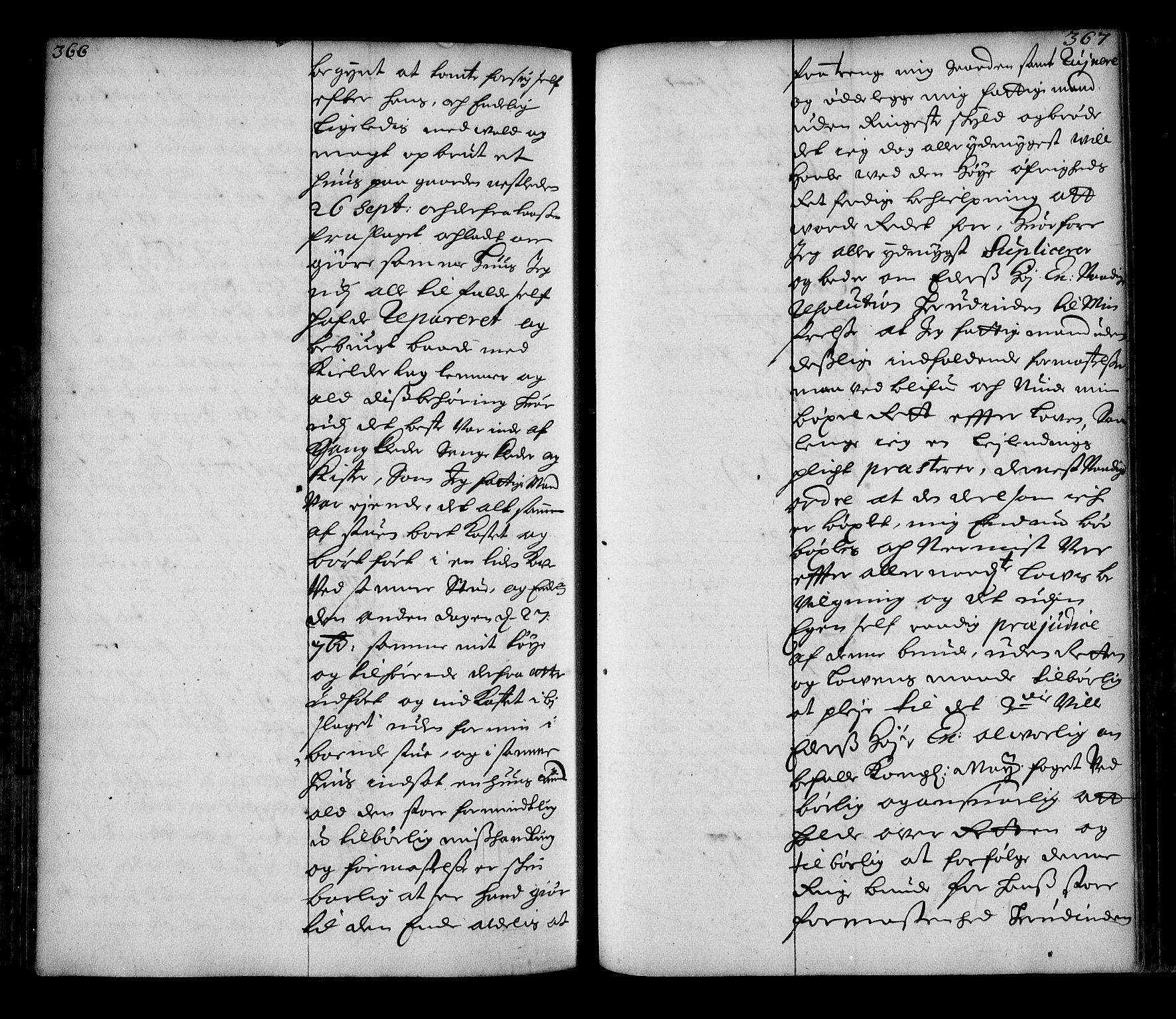 Stattholderembetet 1572-1771, AV/RA-EA-2870/Ae/L0010: Supplikasjons- og resolusjonsprotokoll, 1692-1693, p. 366-367