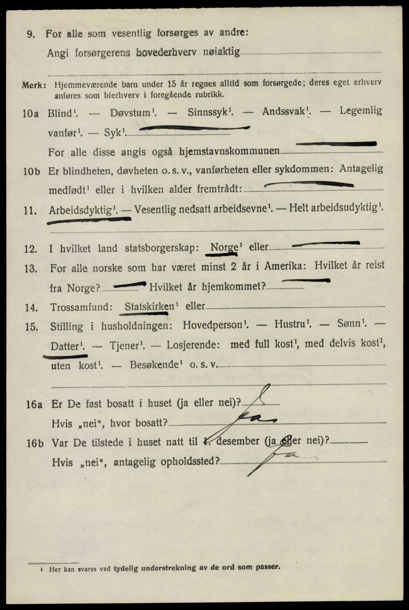 SAO, 1920 census for Glemmen, 1920, p. 16710