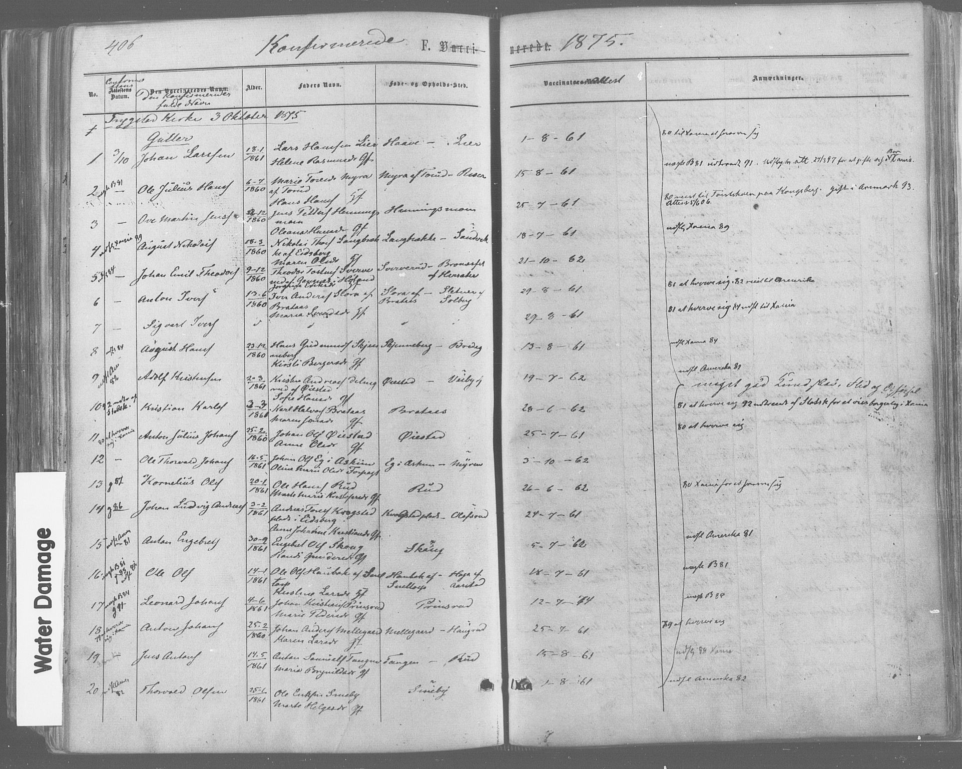 Trøgstad prestekontor Kirkebøker, AV/SAO-A-10925/F/Fa/L0009: Parish register (official) no. I 9, 1865-1877, p. 406