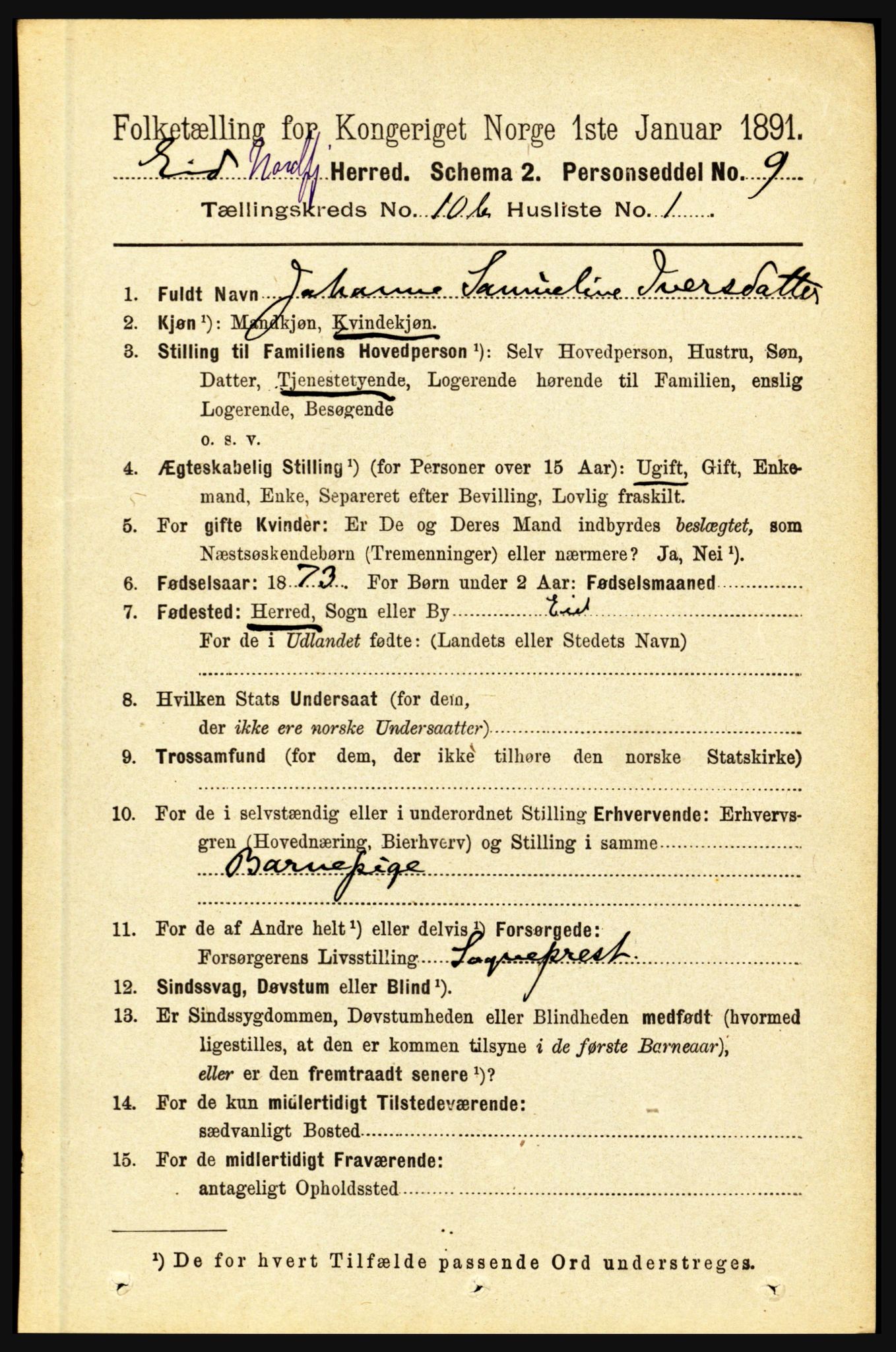 RA, 1891 census for 1443 Eid, 1891, p. 3344