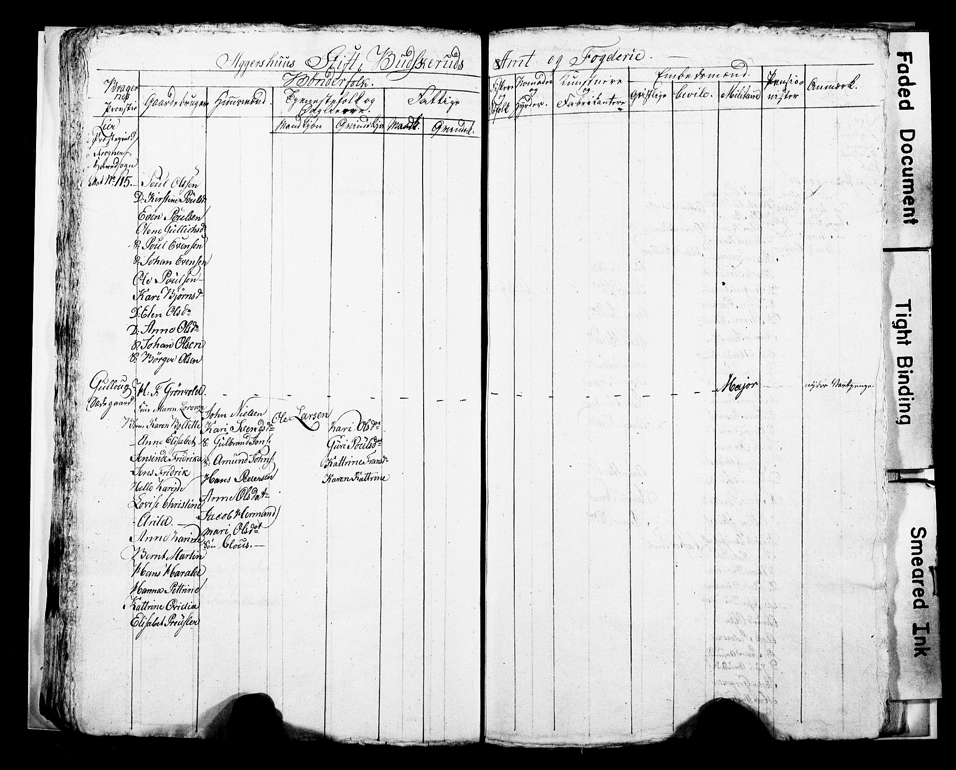 SAKO, 1815 Census for Lier parish, 1815, p. 38