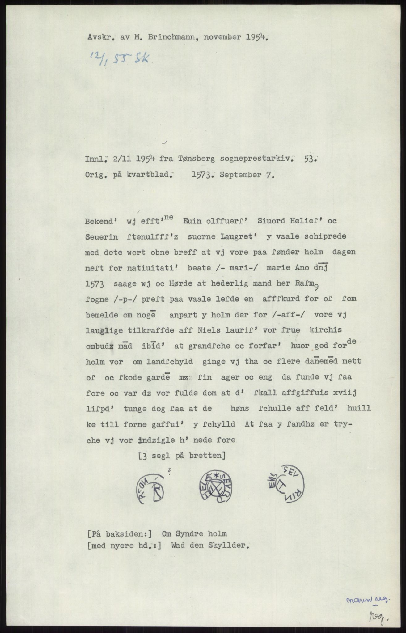 Samlinger til kildeutgivelse, Diplomavskriftsamlingen, AV/RA-EA-4053/H/Ha, p. 1091