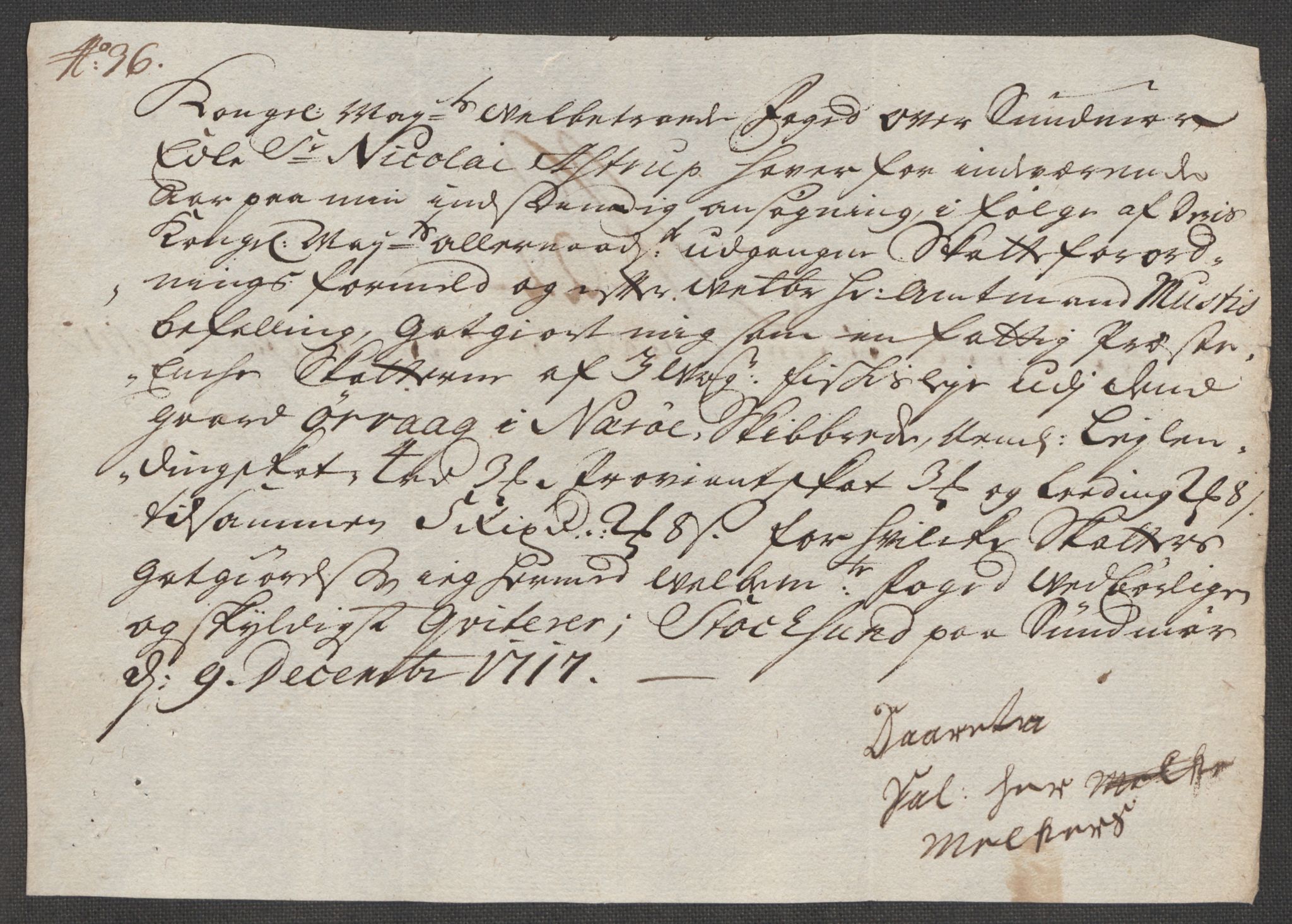 Rentekammeret inntil 1814, Reviderte regnskaper, Fogderegnskap, RA/EA-4092/R54/L3569: Fogderegnskap Sunnmøre, 1717, p. 192