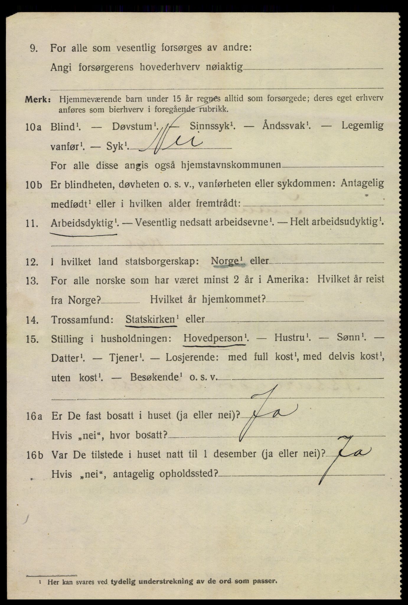 SAK, 1920 census for Kristiansand, 1920, p. 40138