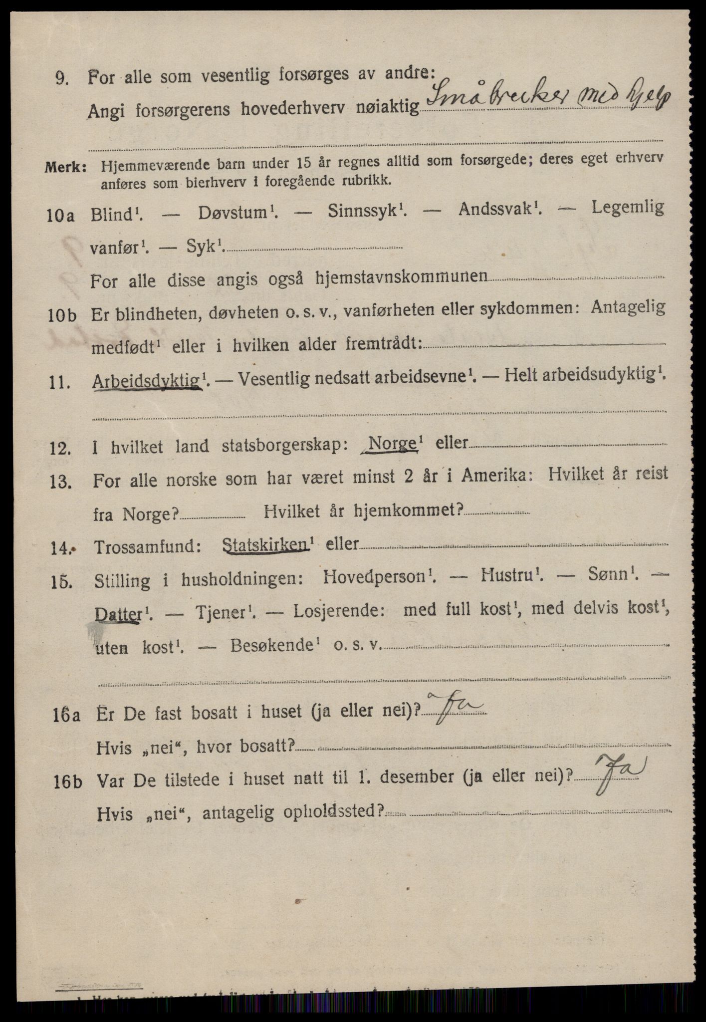 SAT, 1920 census for Sykkylven, 1920, p. 4962