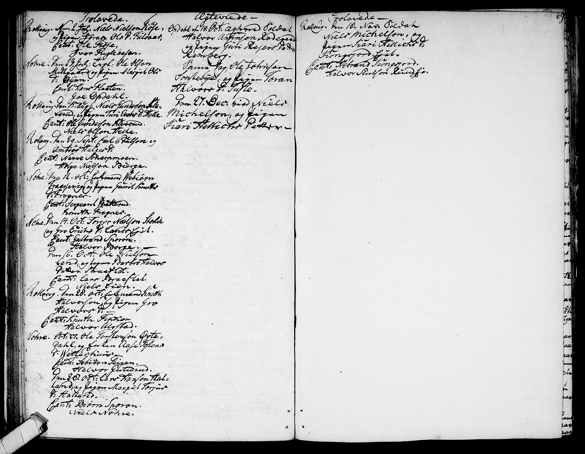 Rollag kirkebøker, AV/SAKO-A-240/F/Fa/L0004: Parish register (official) no. I 4, 1778-1792, p. 69