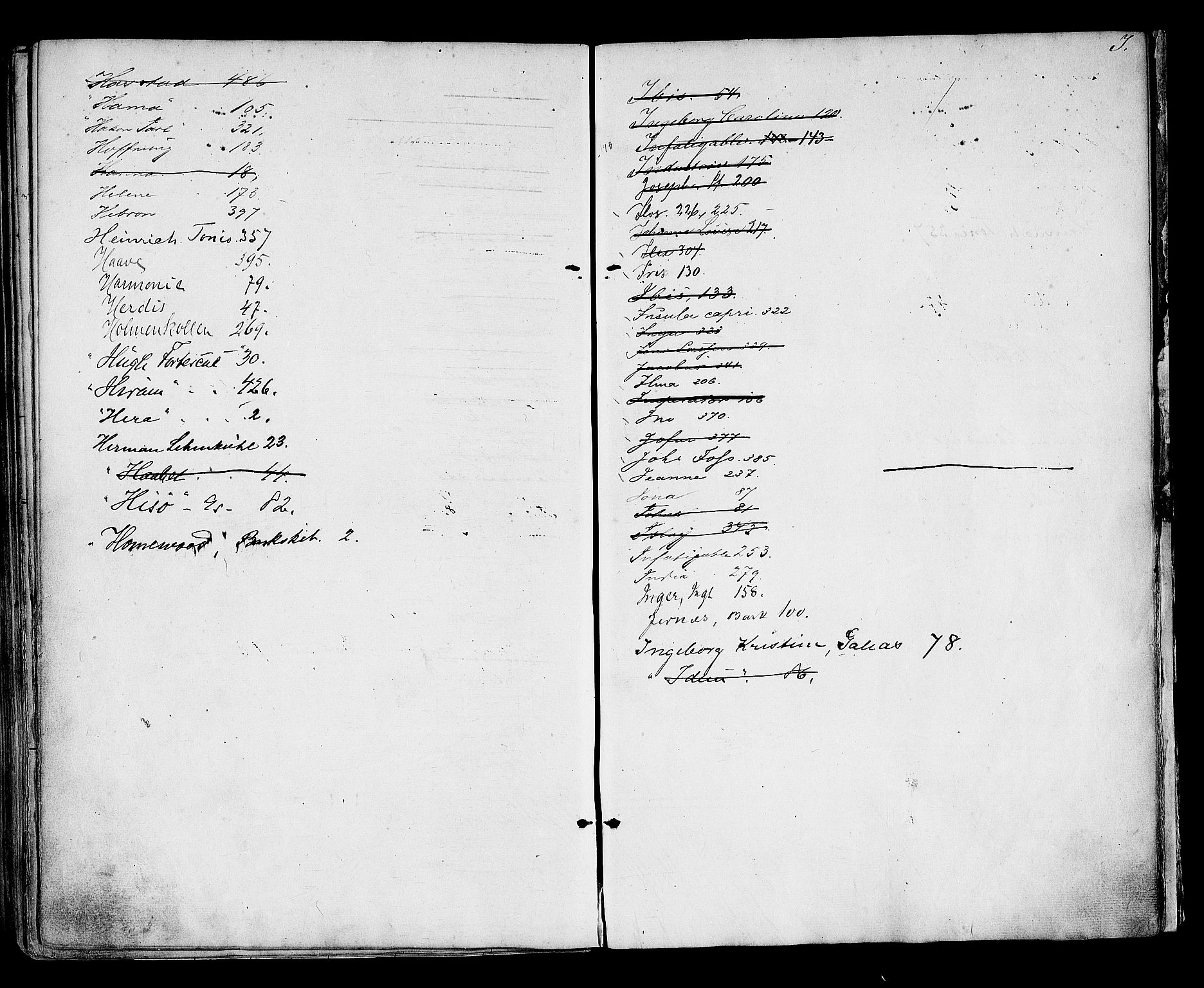 Arendal tollsted, SAK/1351-0003/H/Ha/L0642: Protokoll over utleverte nasjonalitetsbevis, 1864-1874, p. 444