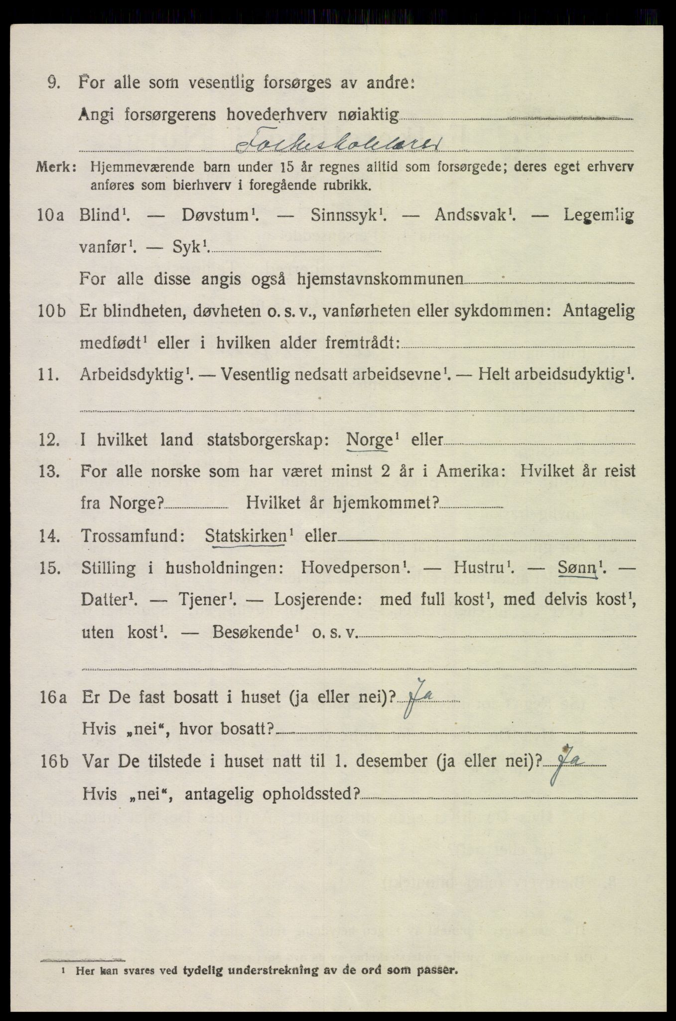 SAH, 1920 census for Biri, 1920, p. 5880