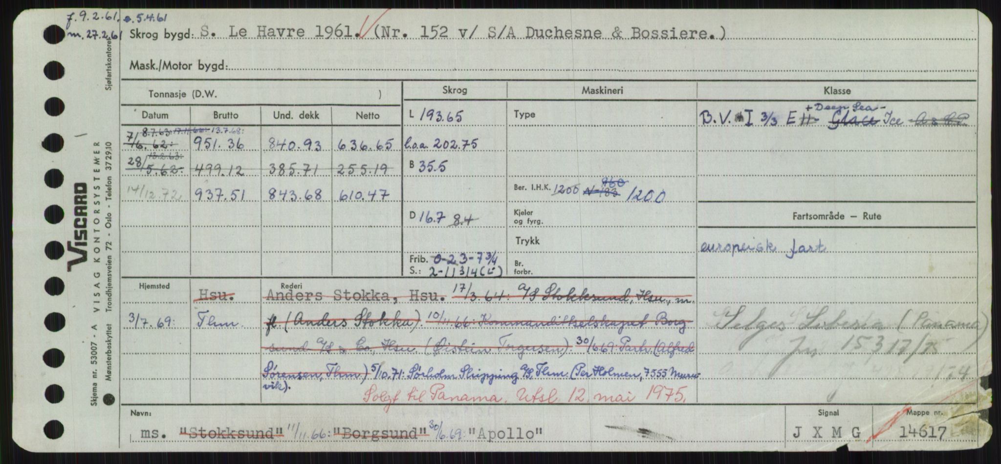 Sjøfartsdirektoratet med forløpere, Skipsmålingen, AV/RA-S-1627/H/Hd/L0002: Fartøy, Apa-Axe, p. 7