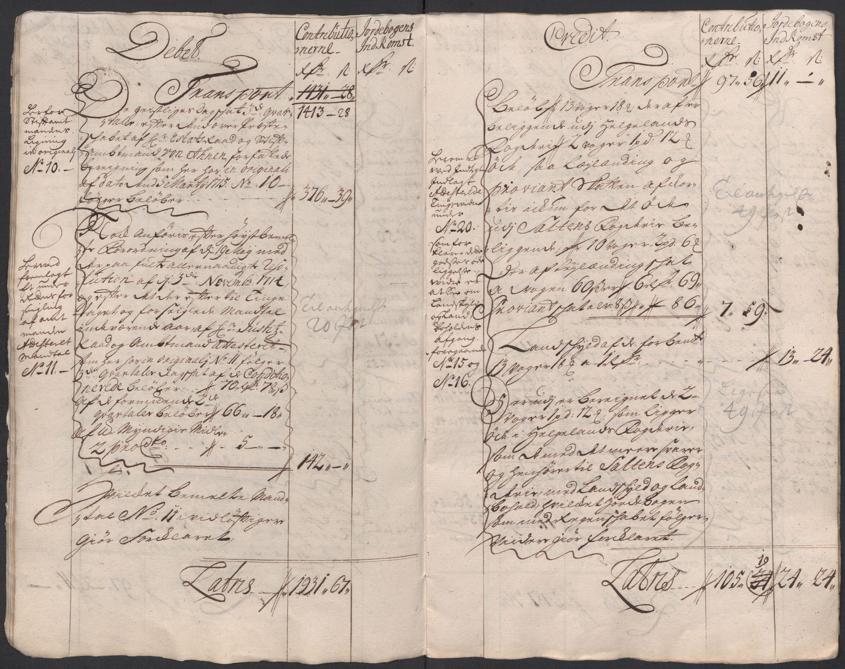 Rentekammeret inntil 1814, Reviderte regnskaper, Fogderegnskap, RA/EA-4092/R66/L4585: Fogderegnskap Salten, 1715, p. 10